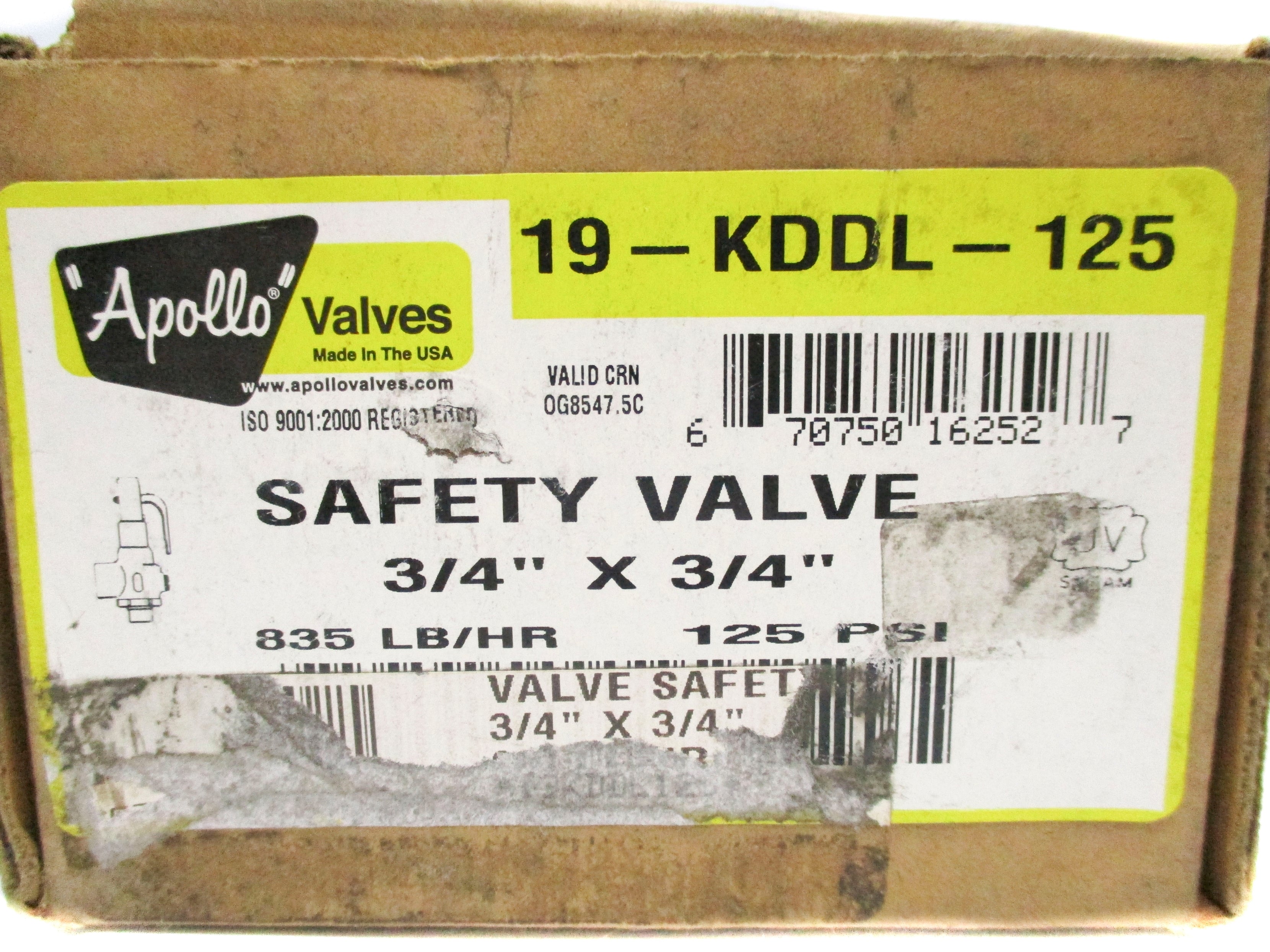 APOLLO 19KDDL125 125PSI NSMP