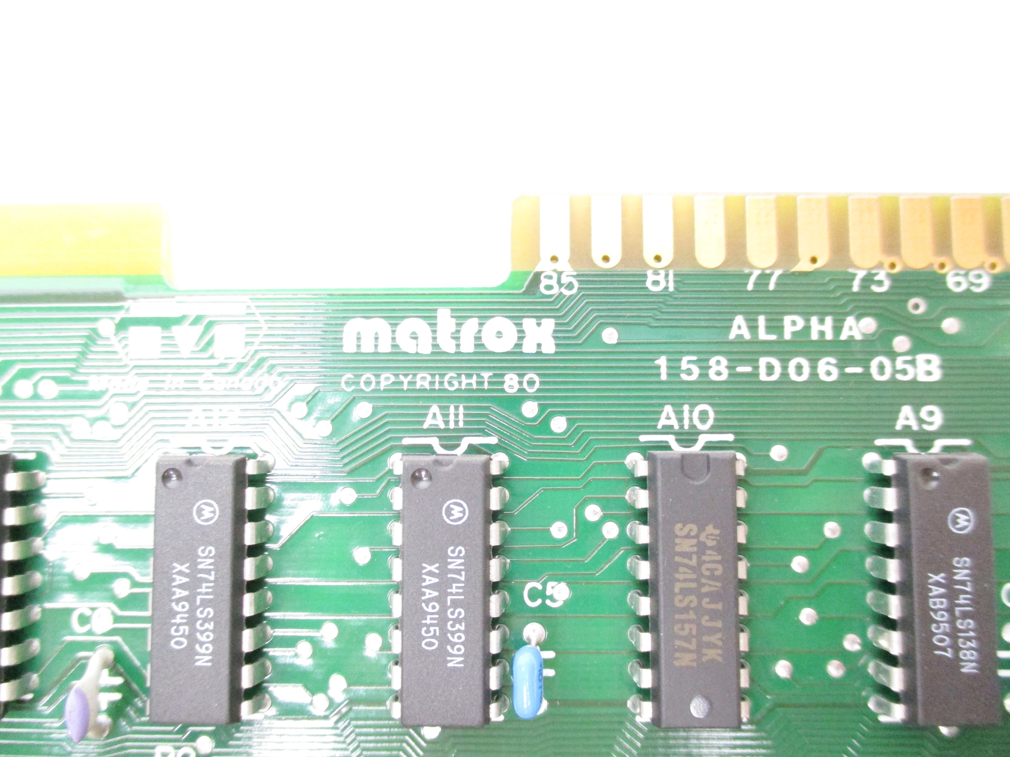 MATROX 158-D06-05B UNMP