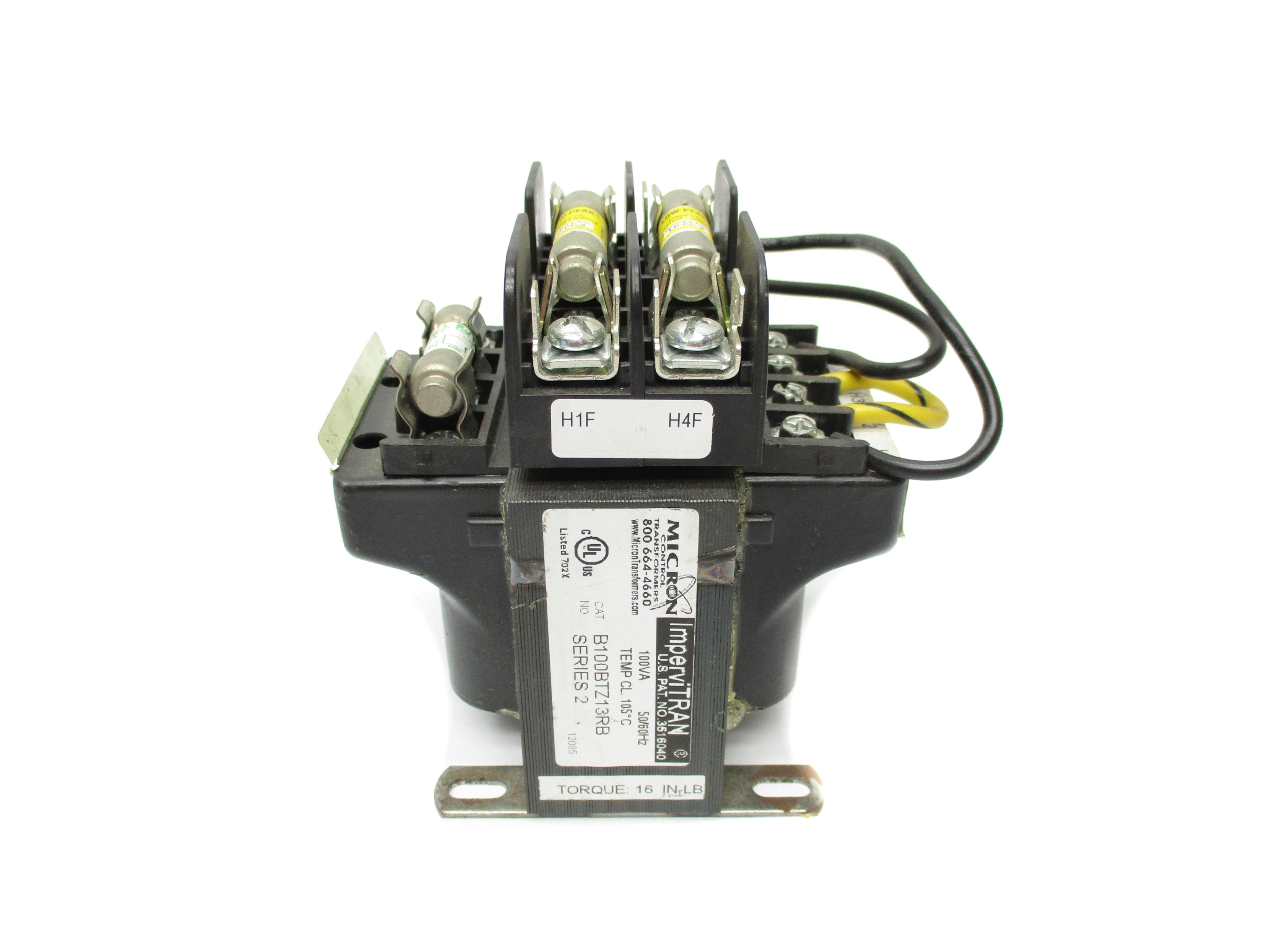 MICRON CONTROL TRANSFORMER B100BTZ13RB SER. 2 UNMP