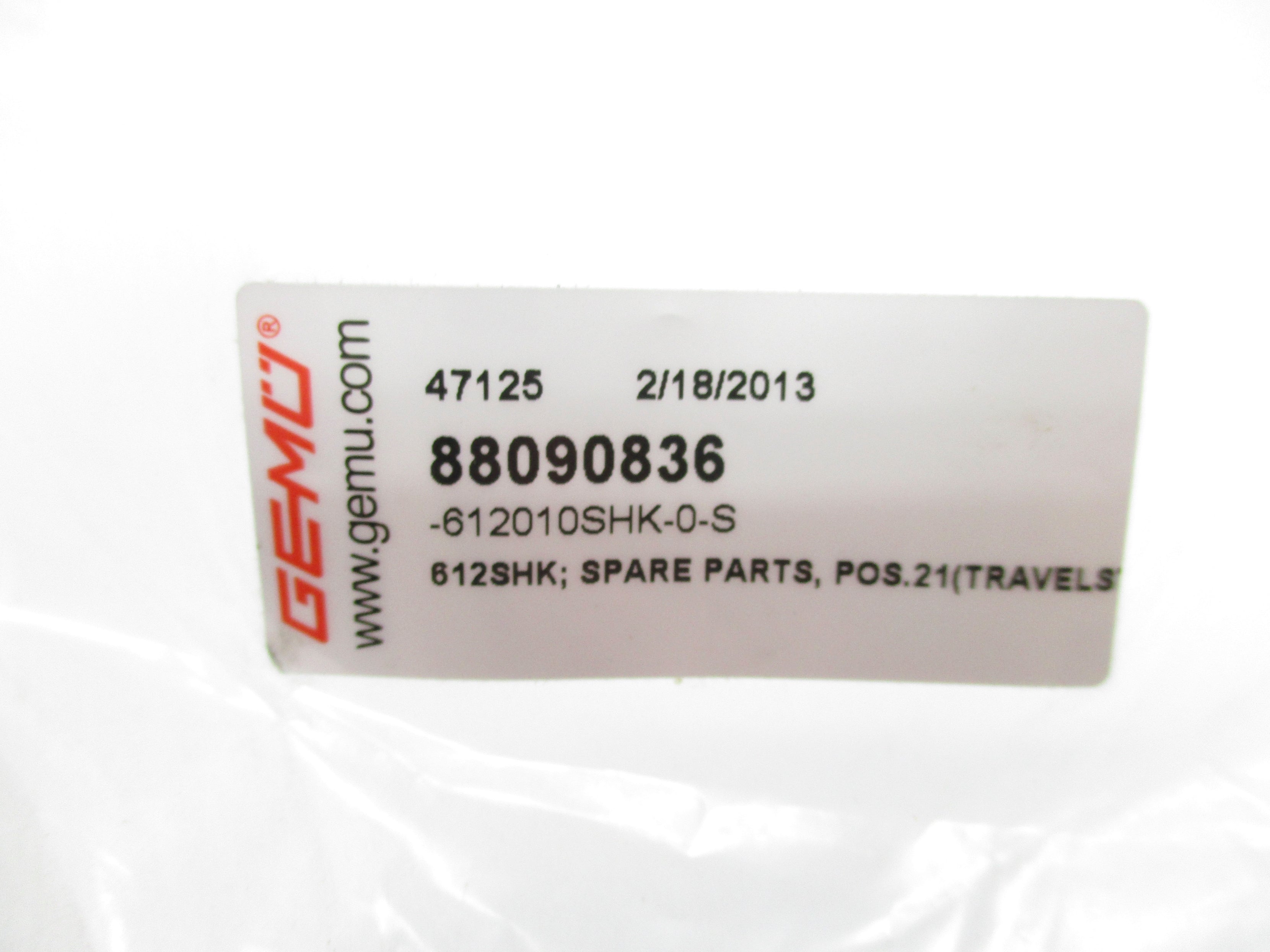 GEMU 88090836 612010SHK-0-S NSMP