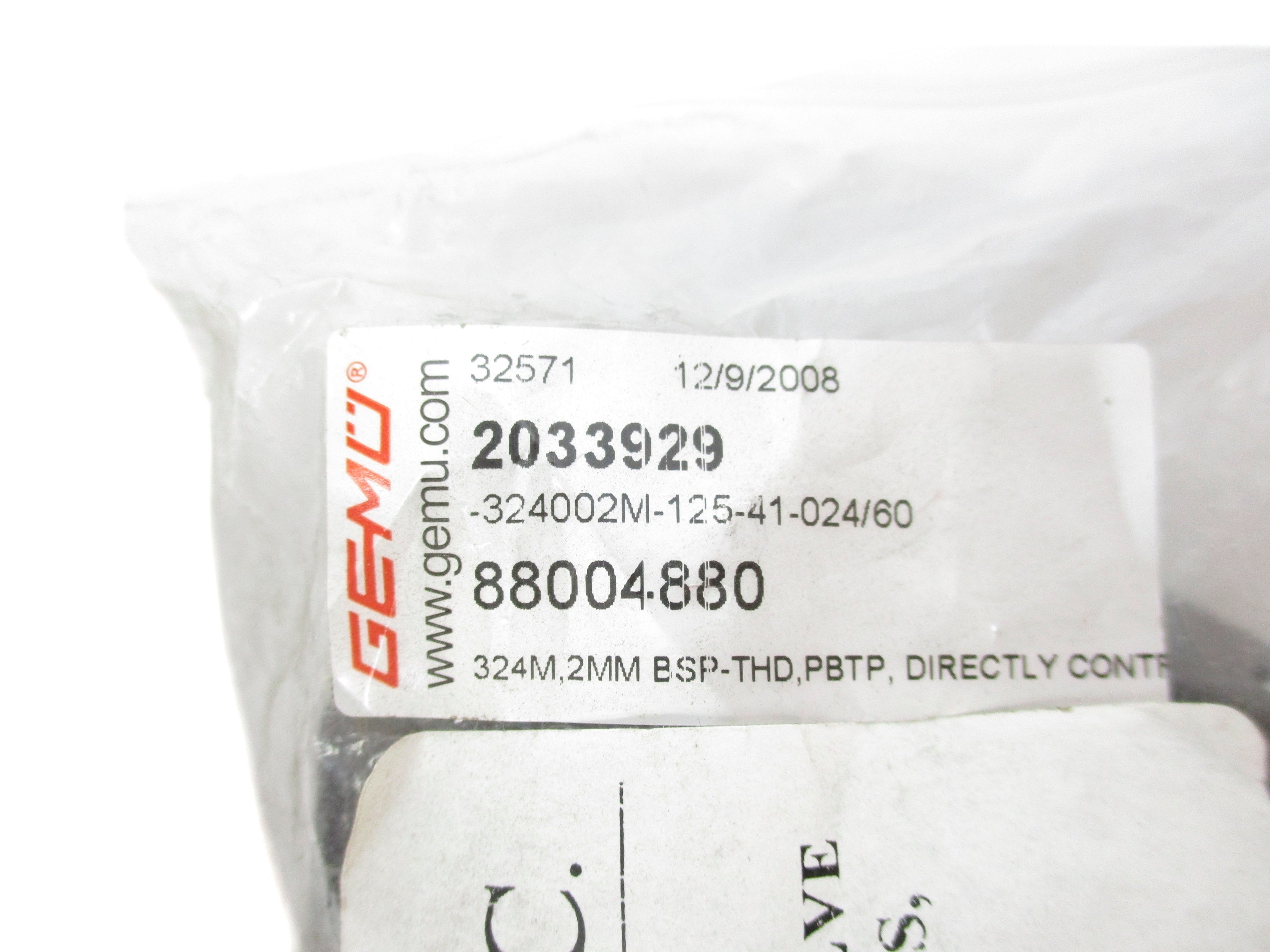 GEMU 2033929 324002M-125-41-024/60 NSMP