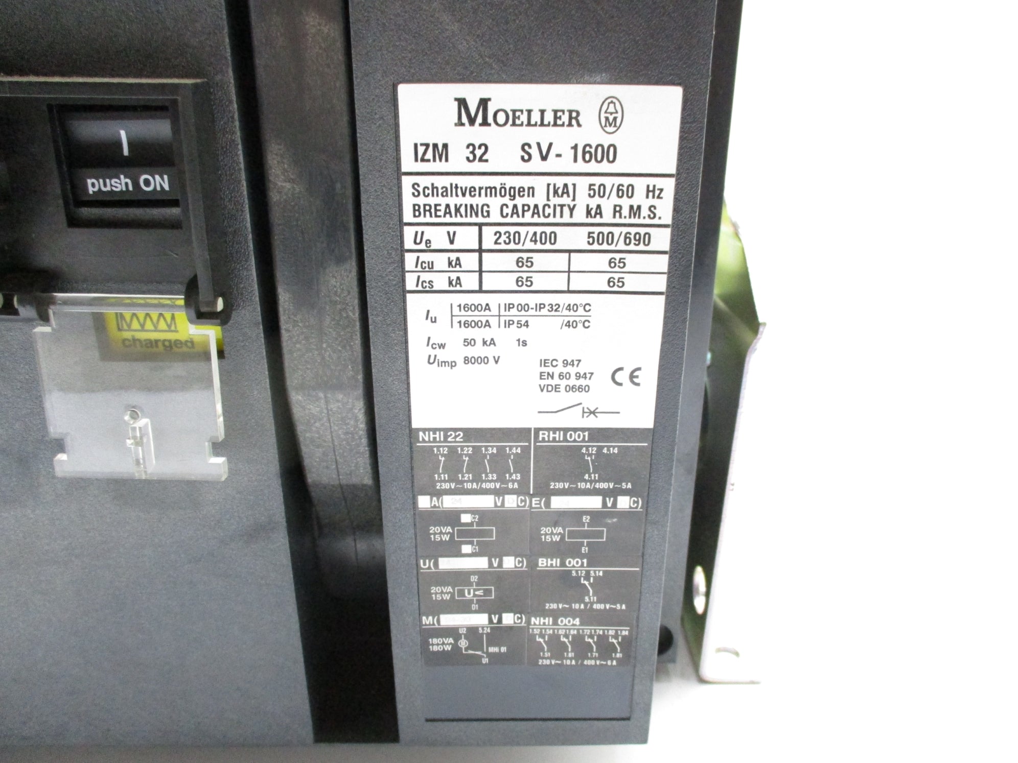 KLOCKNER MOELLER IZM32SV-1600 1600A 500/690V UNMP