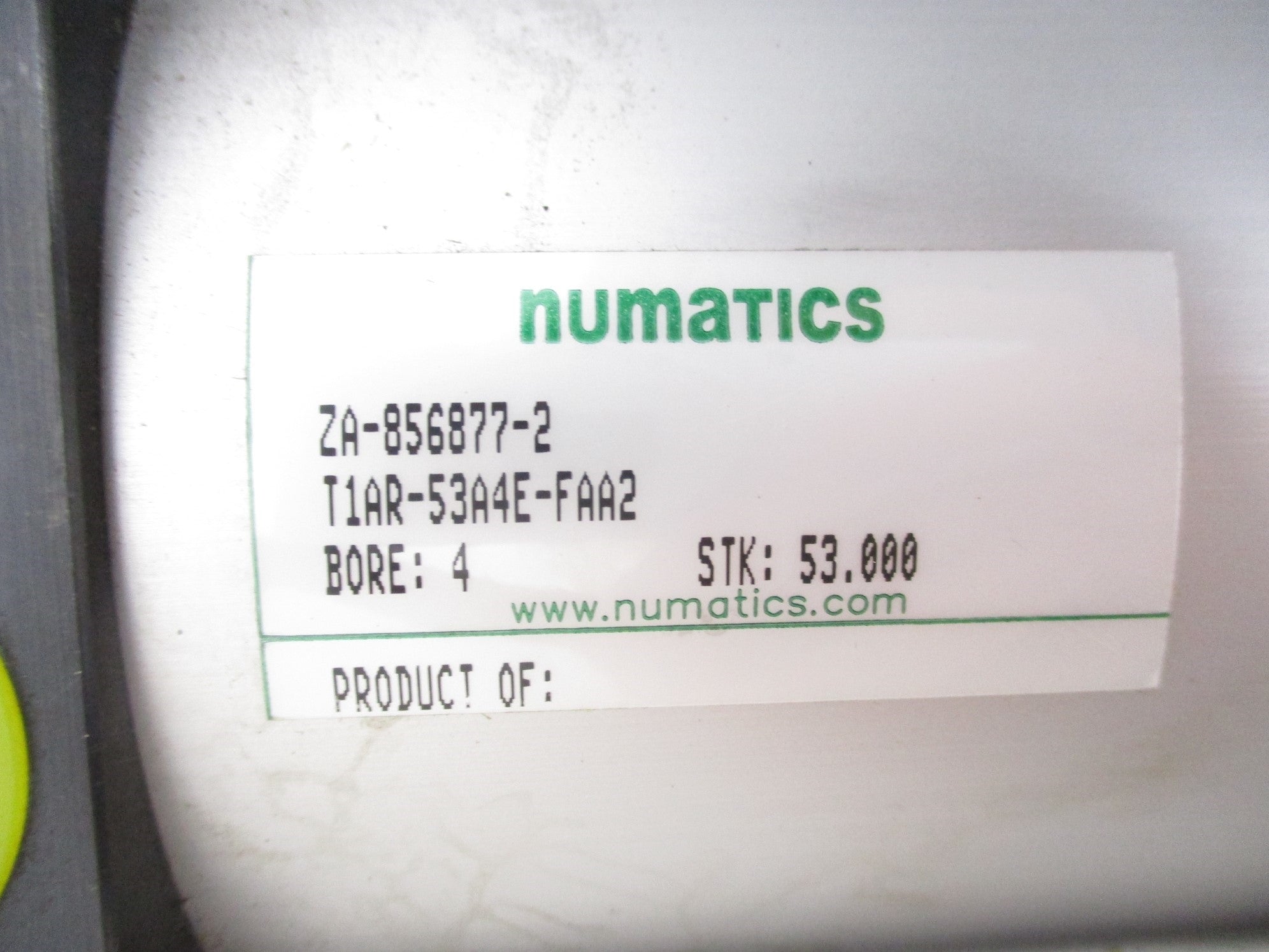 NUMATICS T1AR-53A4E-FAA2 NSNP