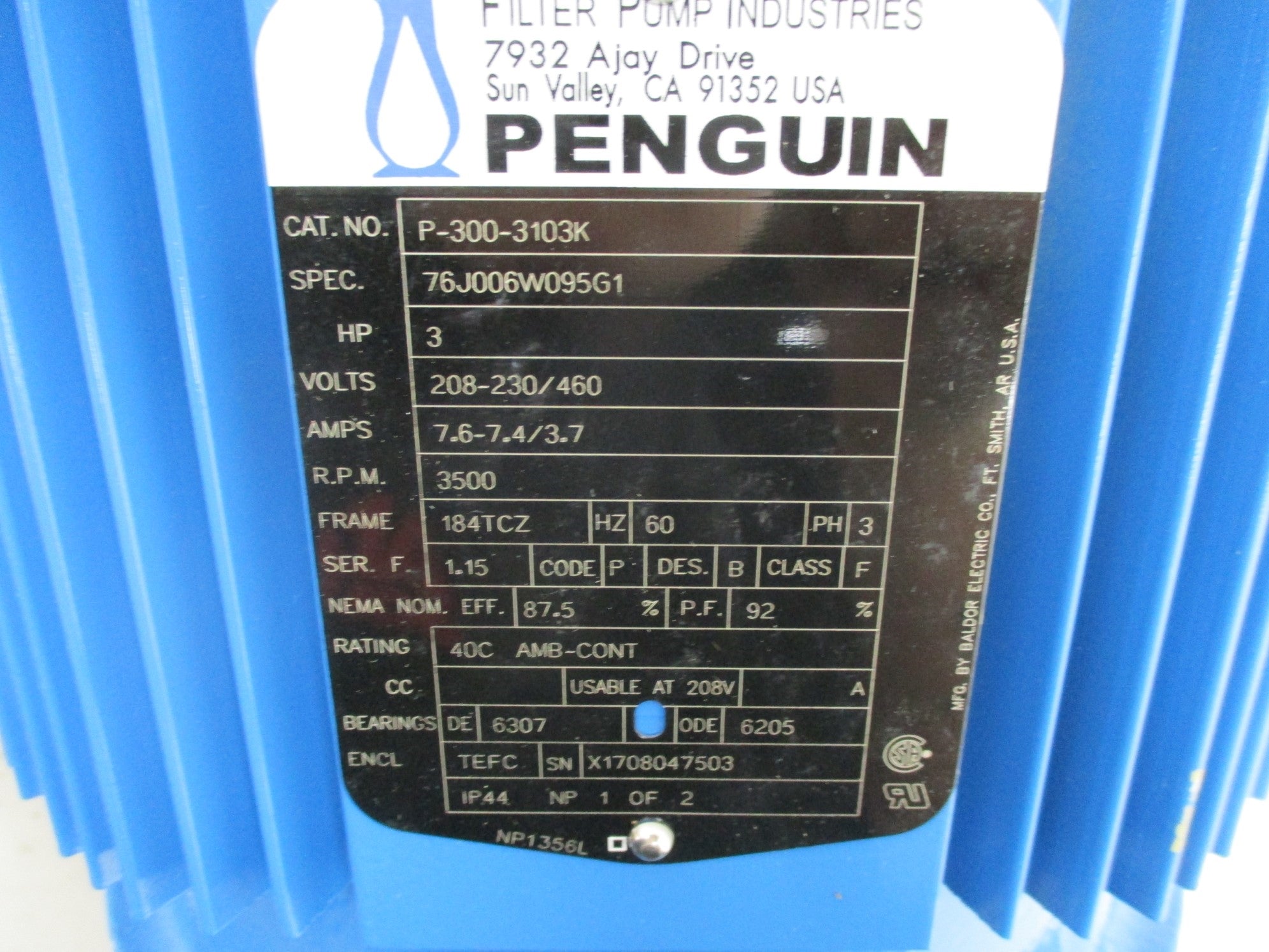 PENGUIN P-3CK P-300-3103K NSMP