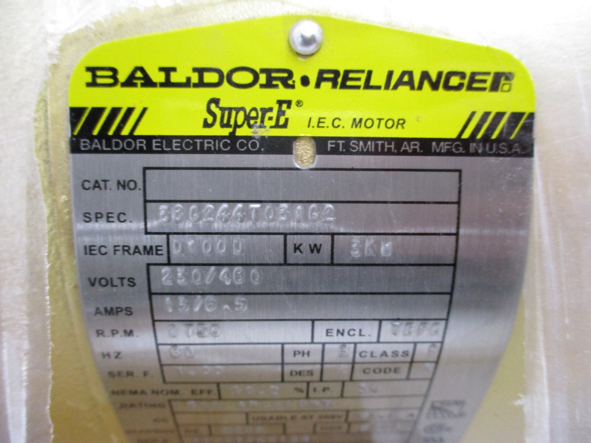BALDOR 36G244T031G2 NSNP
