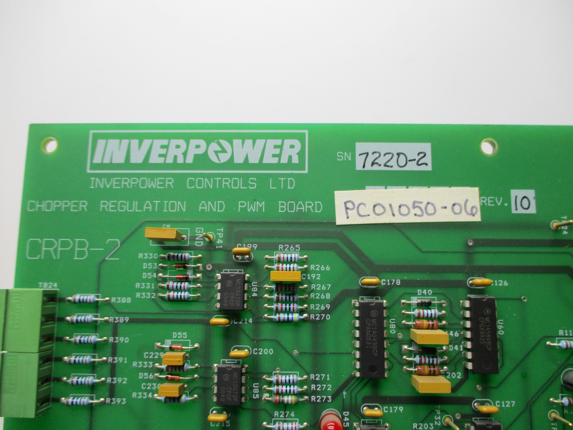 INVERPOWER PC01050-06 REV. 10 NSNP