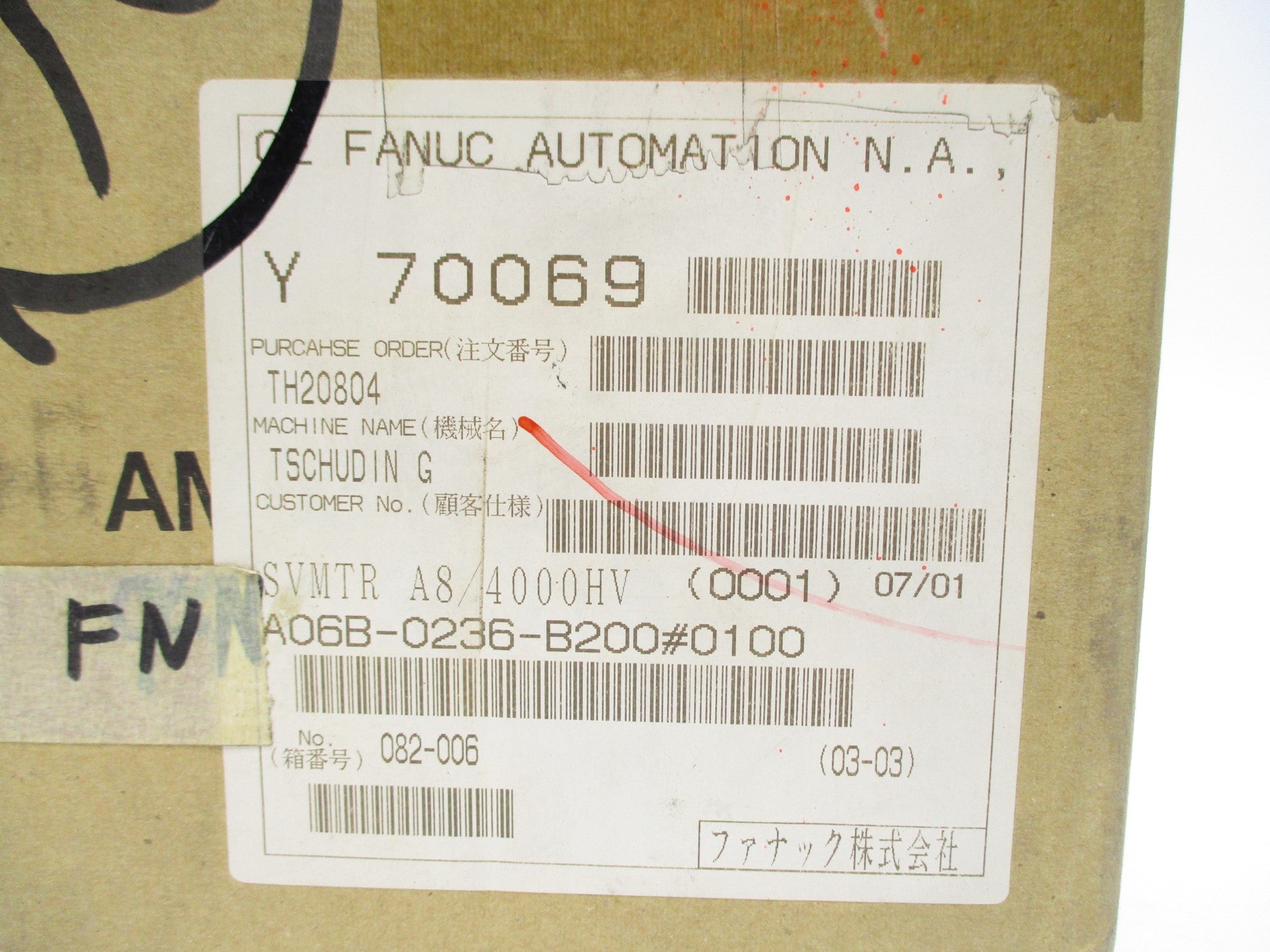 GE FANUC A06B-0236-B200#0100 NSMP