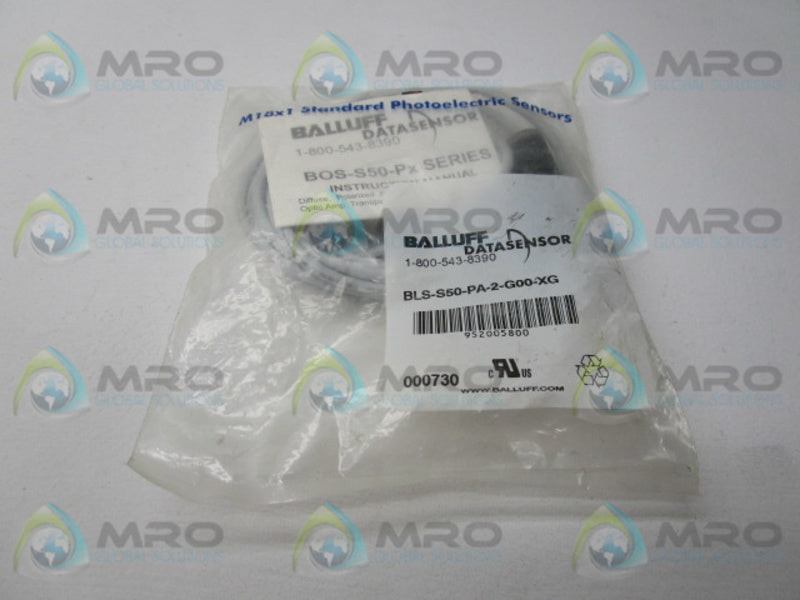 BALLUFF BLS-S50-PA-2-G00-XG PHOTOELECTRIC SENSOR * NEW IN FACTORY BAG *