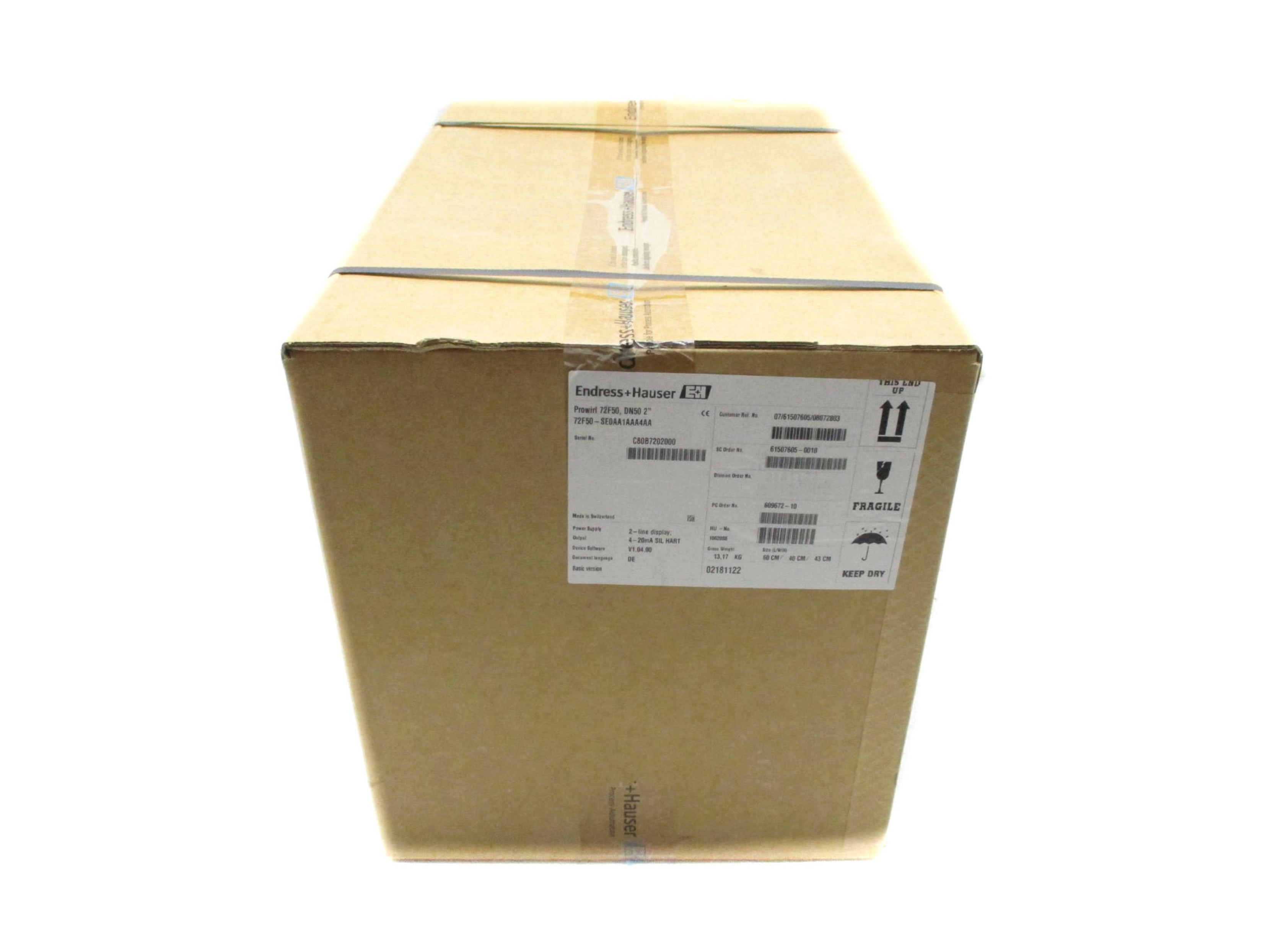 ENDRESS+HAUSER 72F50-SE0AA1AAA4AA NSFS