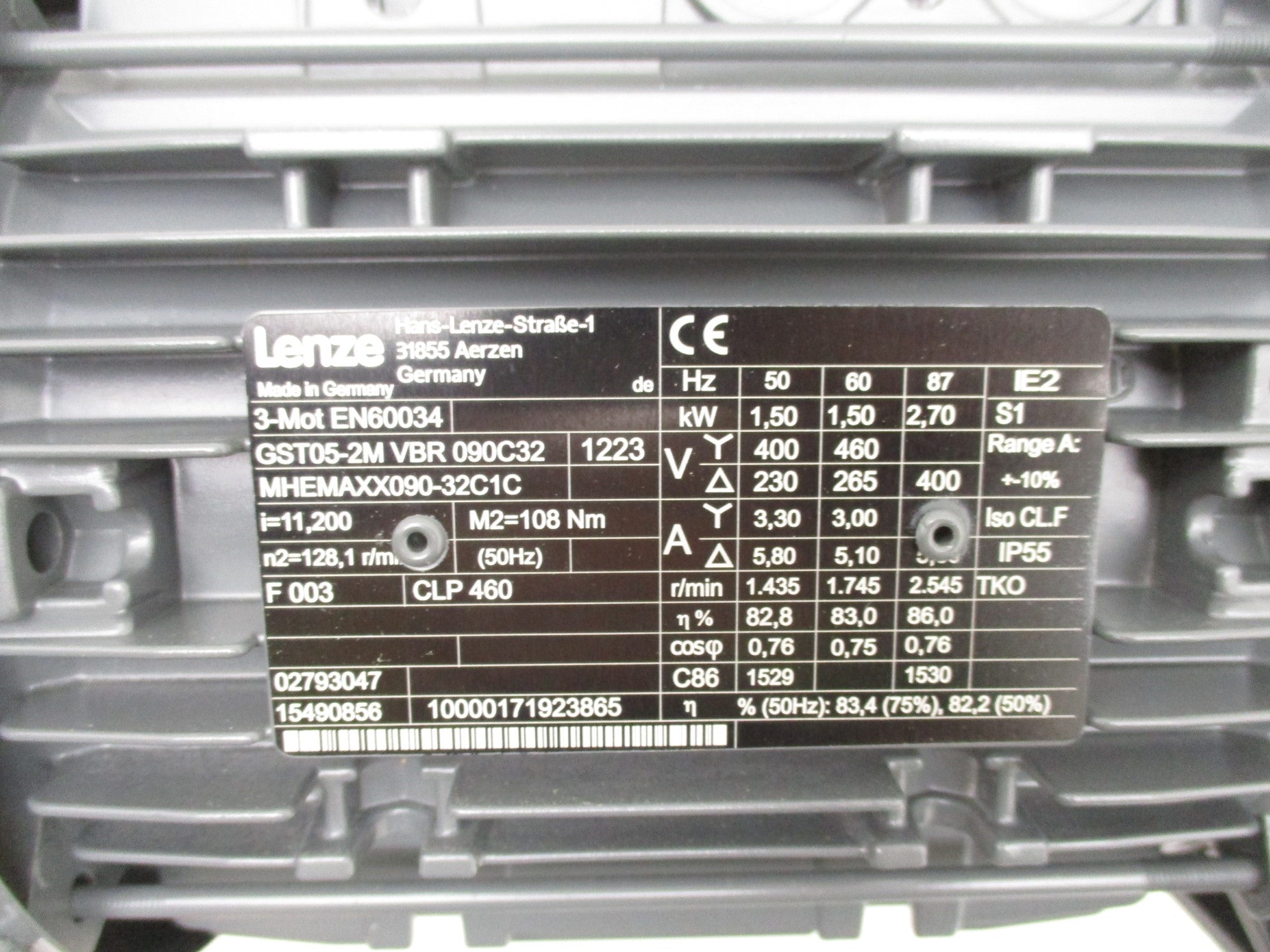 LENZE GST05-2MVBR090C32 NSNP