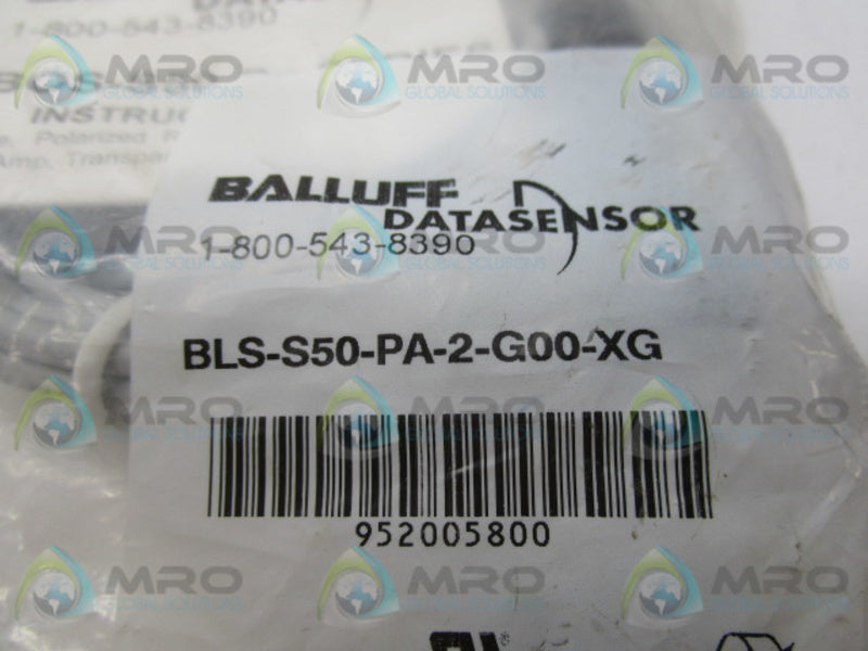BALLUFF BLS-S50-PA-2-G00-XG PHOTOELECTRIC SENSOR * NEW IN FACTORY BAG *