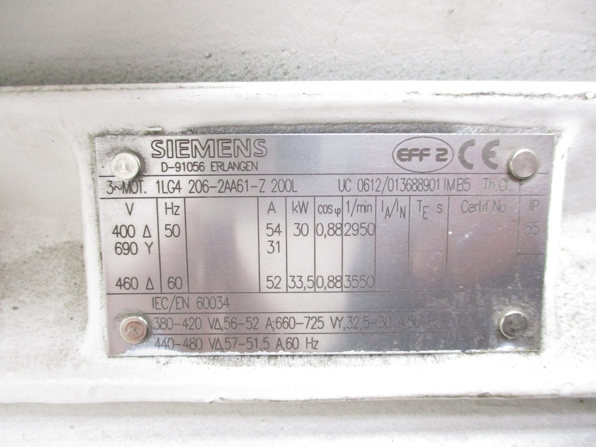 SIEMENS 1LG4206-2AA61-Z UNMP