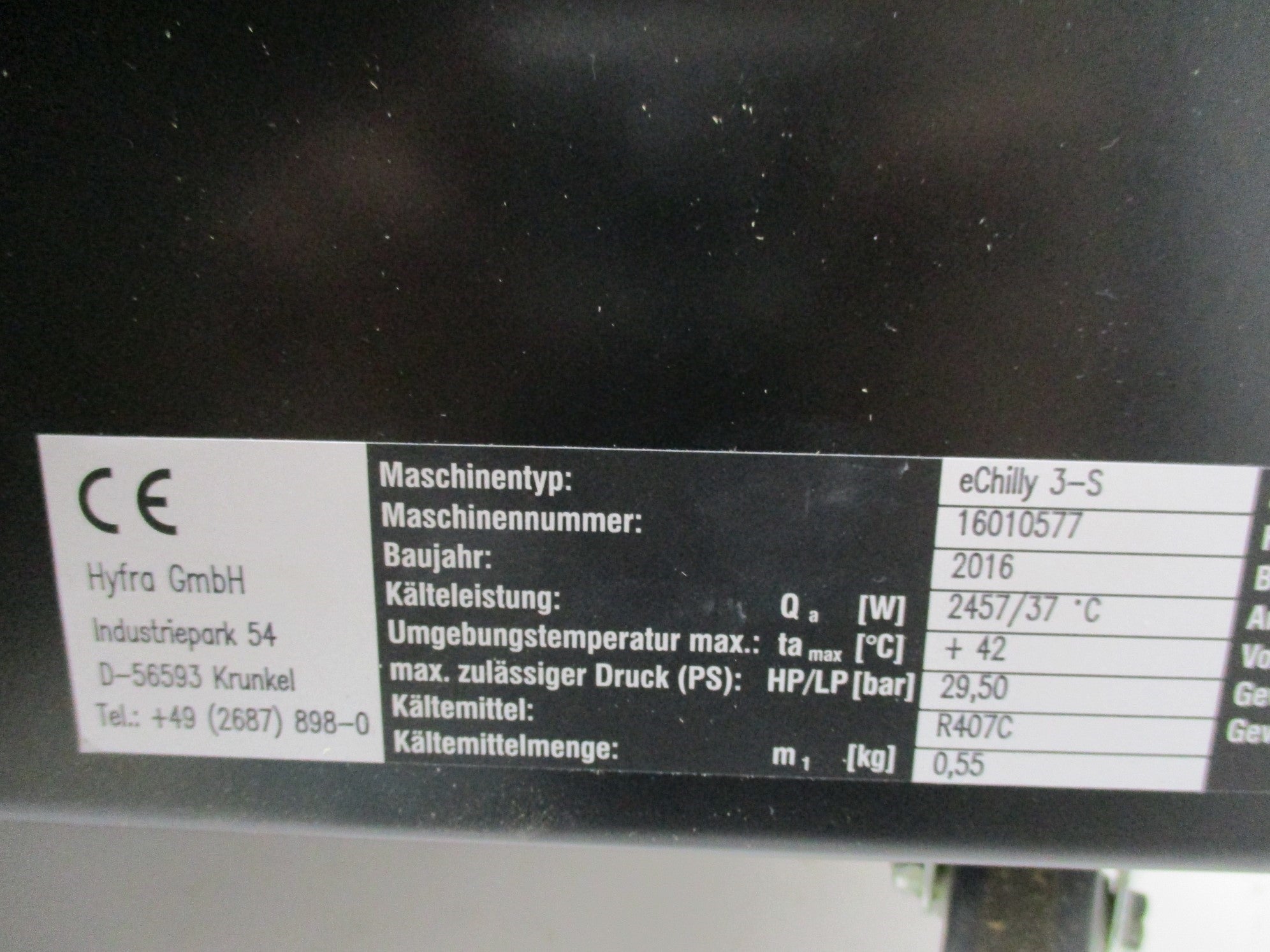 HYFRA ECHILLY 3-S 16010577 NSNP