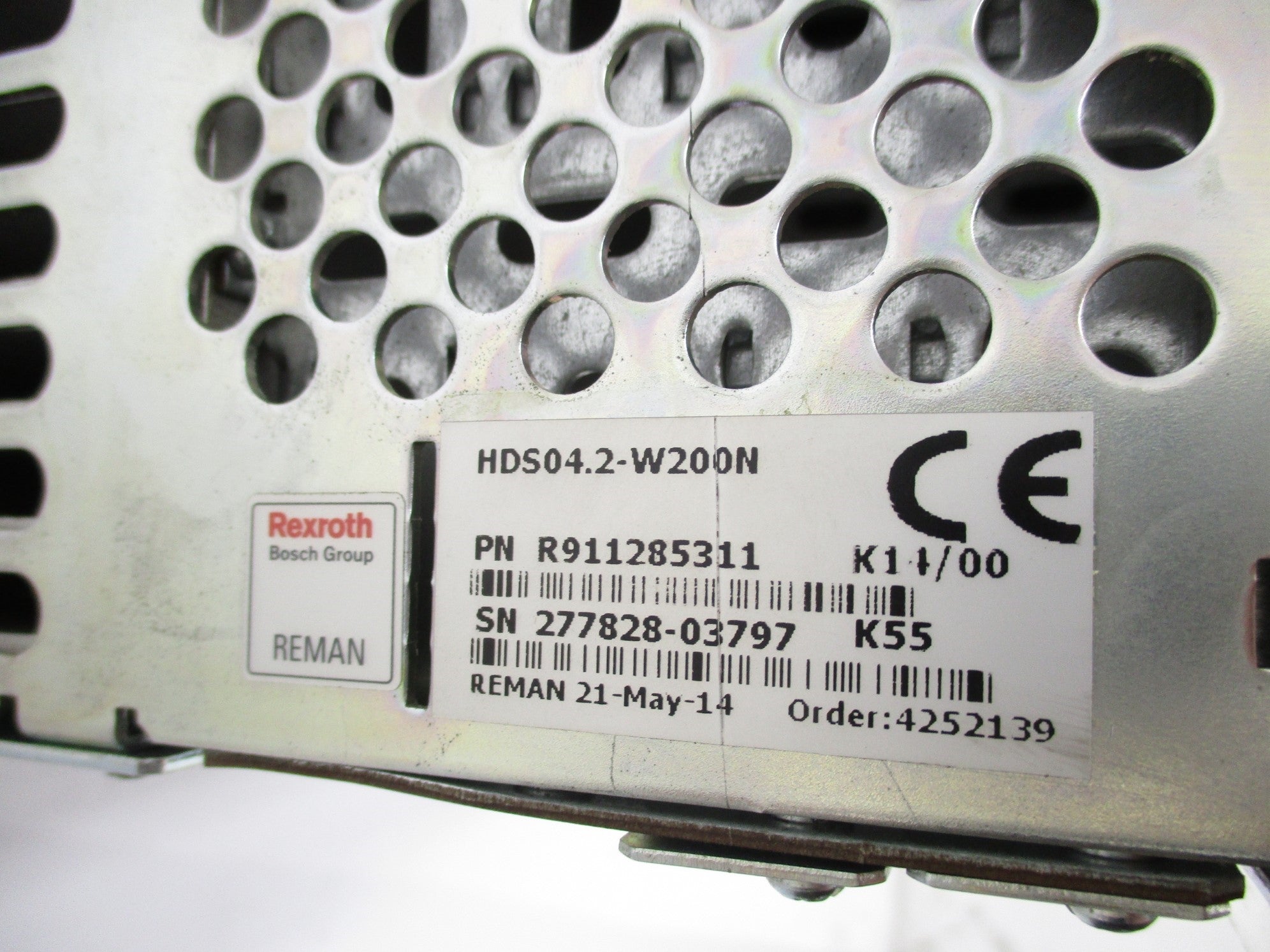 REXROTH HDS04.2-W200N R911285311 (AS PICTURED) REMAN