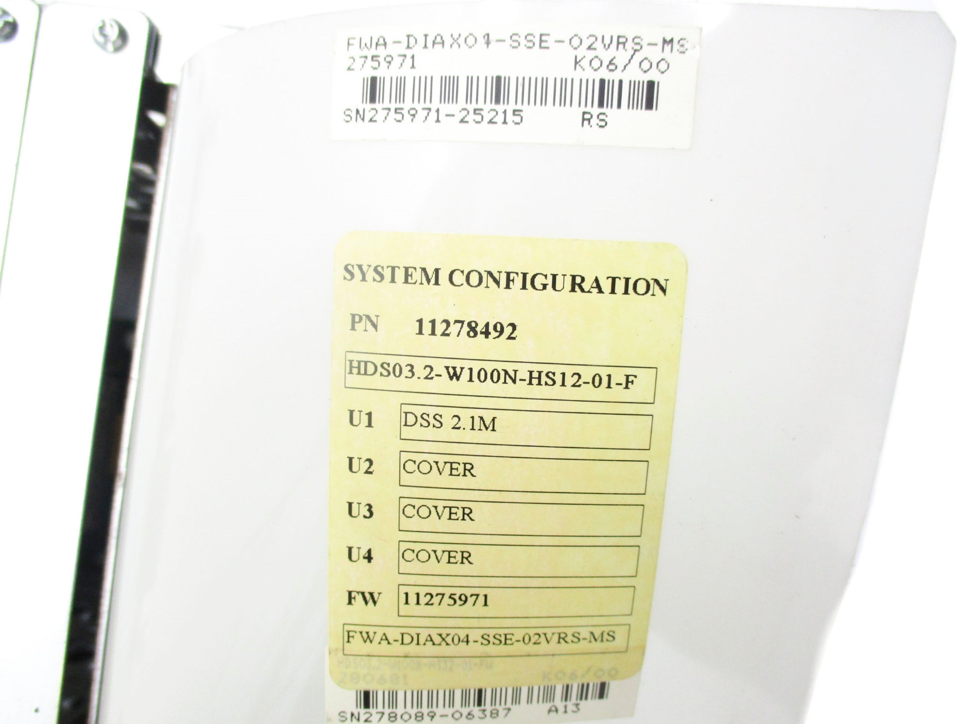 REXROTH HDS02.3-W100N-HS32-01-FW R911280681 REMAN