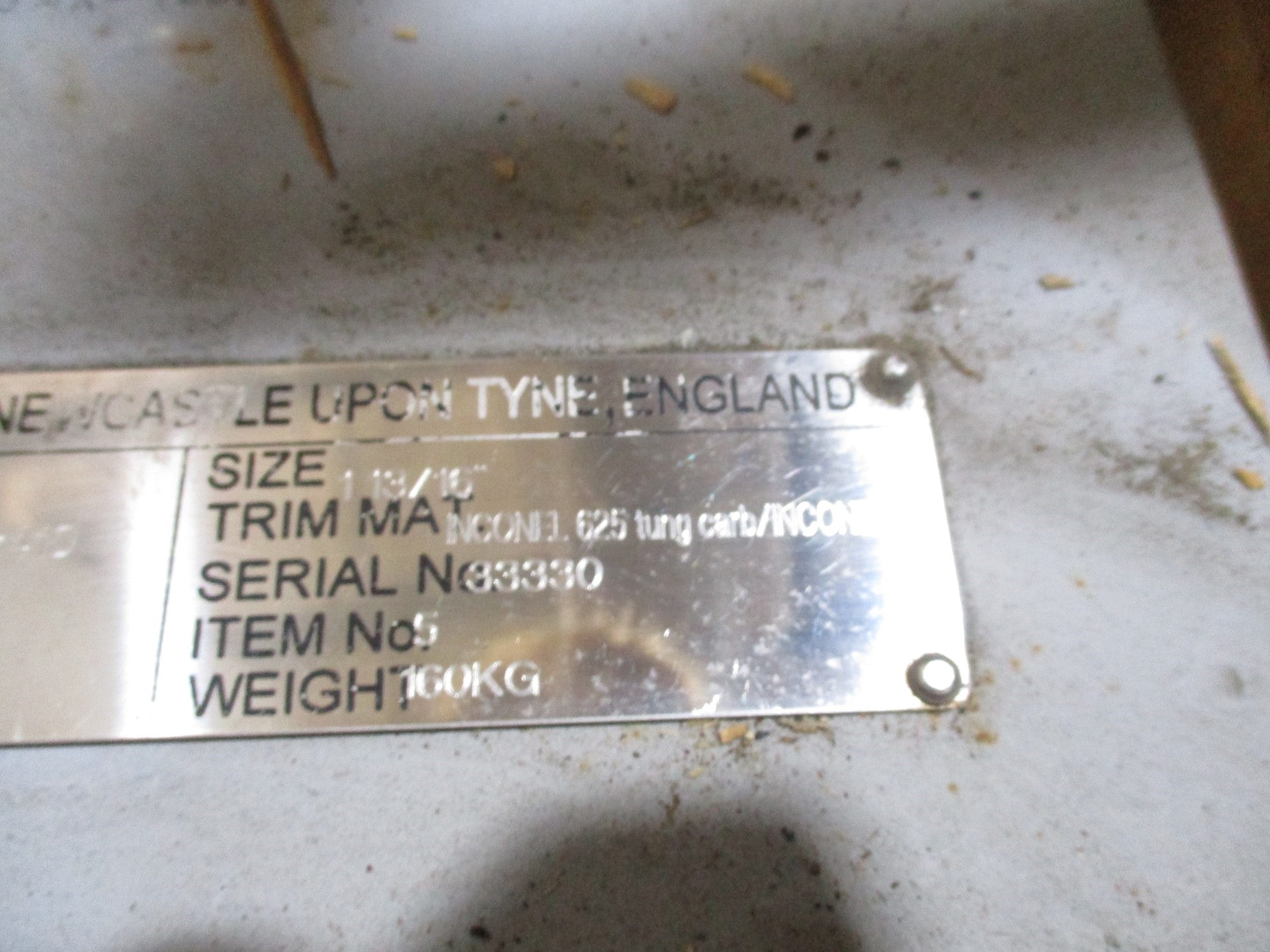 BEL VALVES ASTM A276 GR410 31557 NSMP