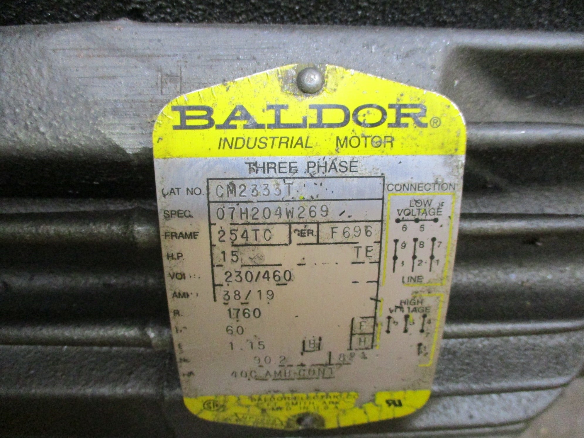 BALDOR CM2333T REMAN