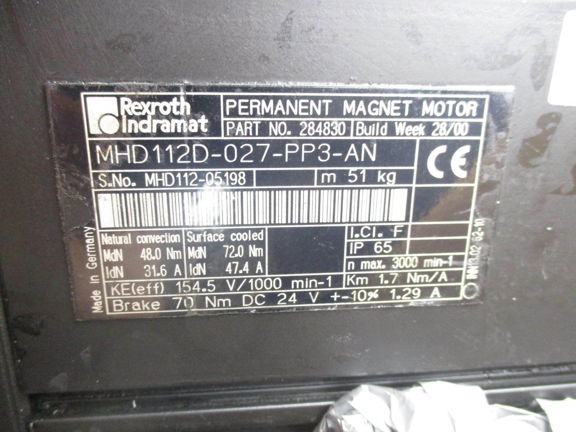 REXROTH MHD112D-027-PP3-AN NSNP