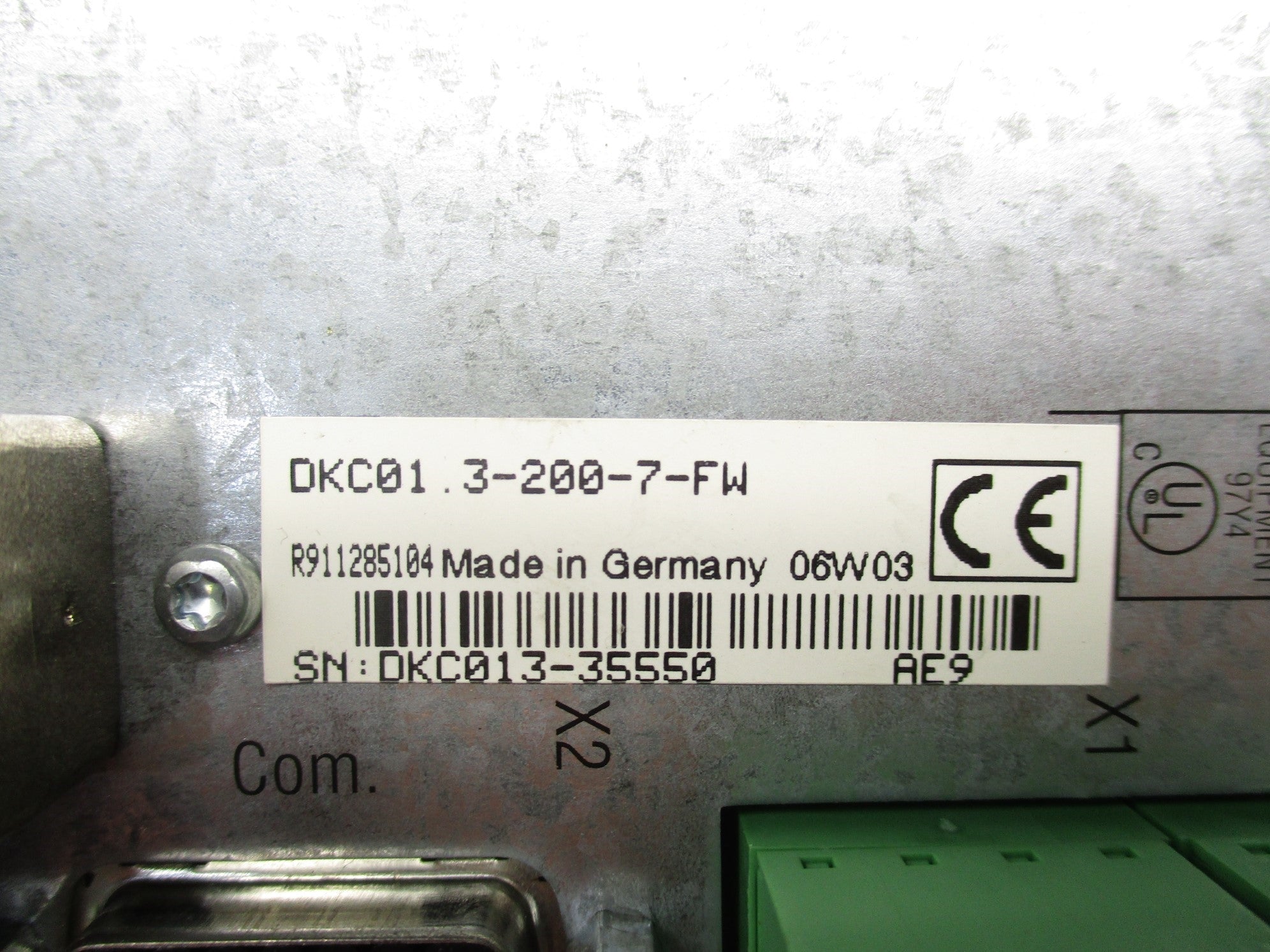 REXROTH DKC01.3-200-7-FW R911285104 (AS PICTURED) NSNP