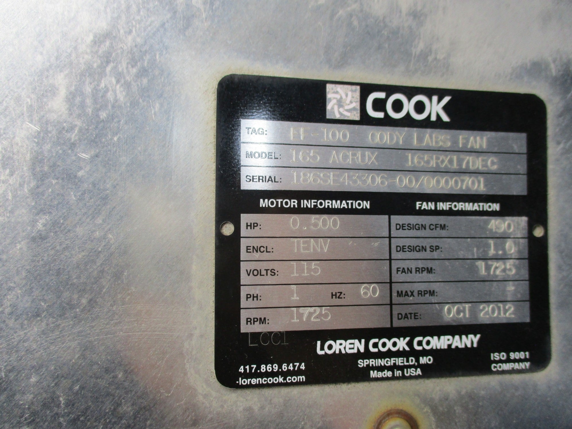 LOREN COOK 165ACRUX 165RX17DEC NSNP