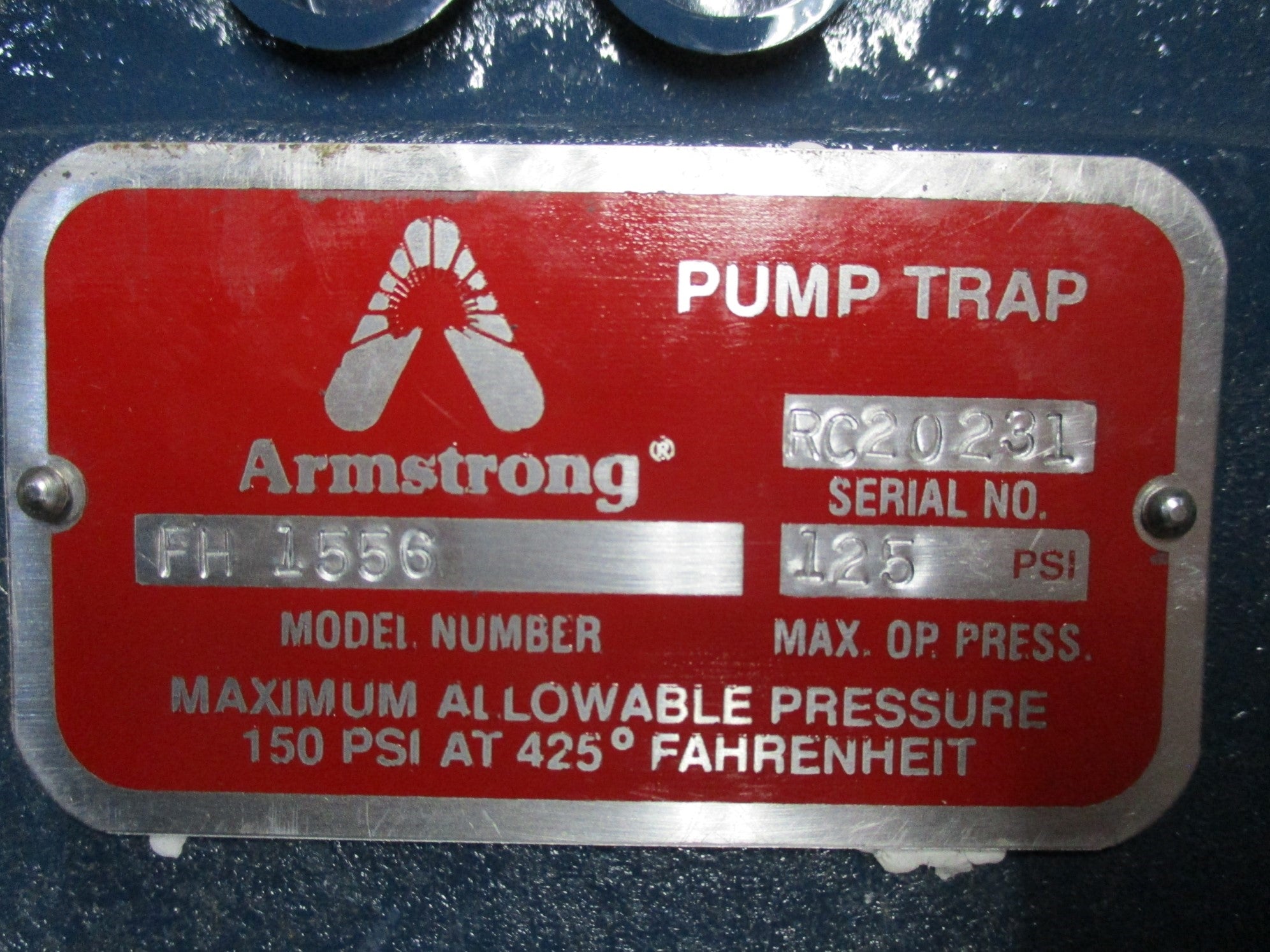 ARMSTRONG FH1556 125PSI NSNP