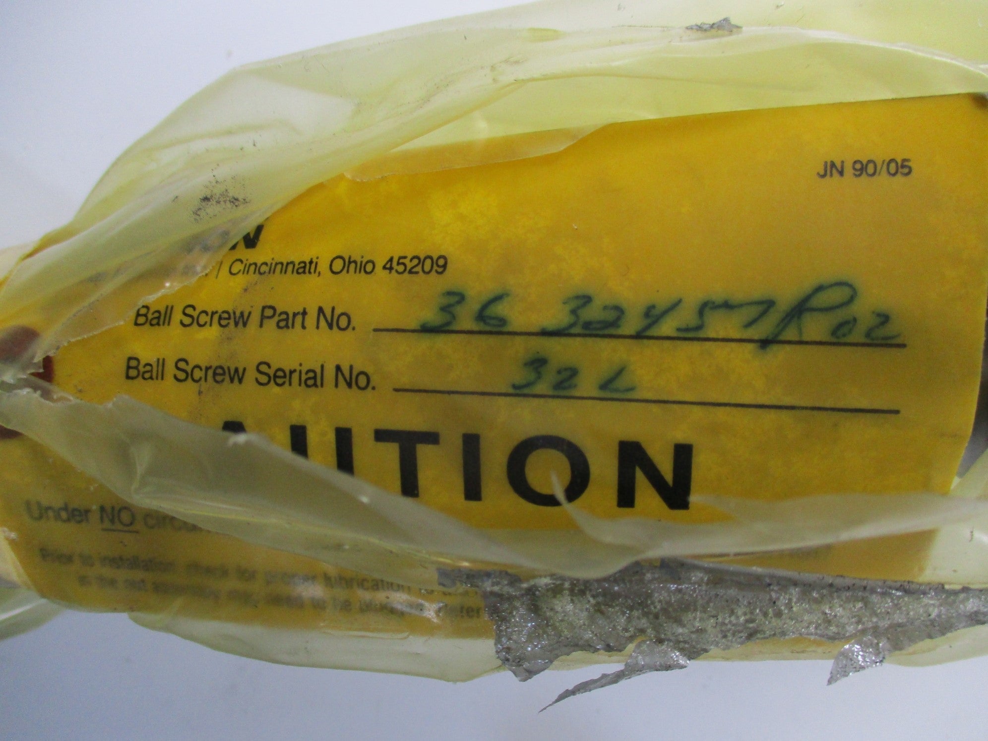 CINCINNATI MILACRON 3632457R02 47.5"L 1.76"DIA NSNP