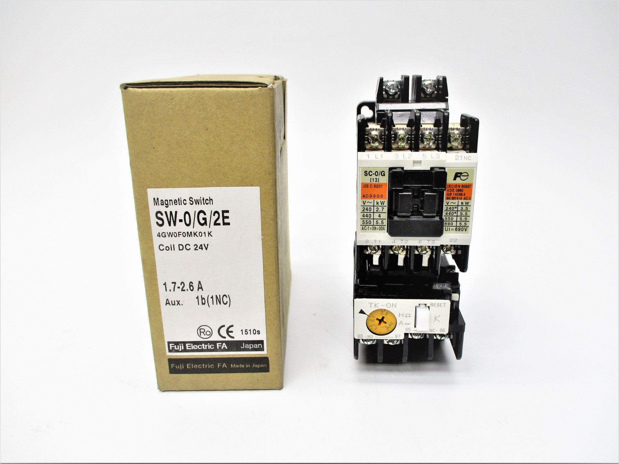 FUJI ELECTRIC SW-0/G/2E 4GW0F0MK01K NSMP