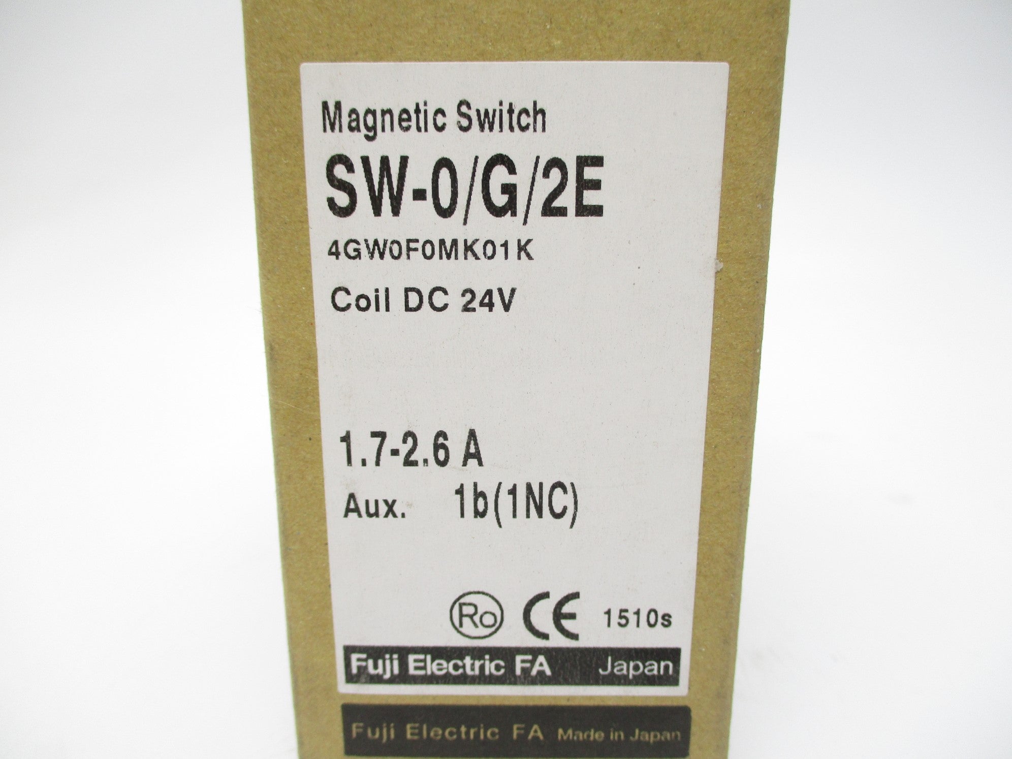 FUJI ELECTRIC SW-0/G/2E 4GW0F0MK01K NSMP