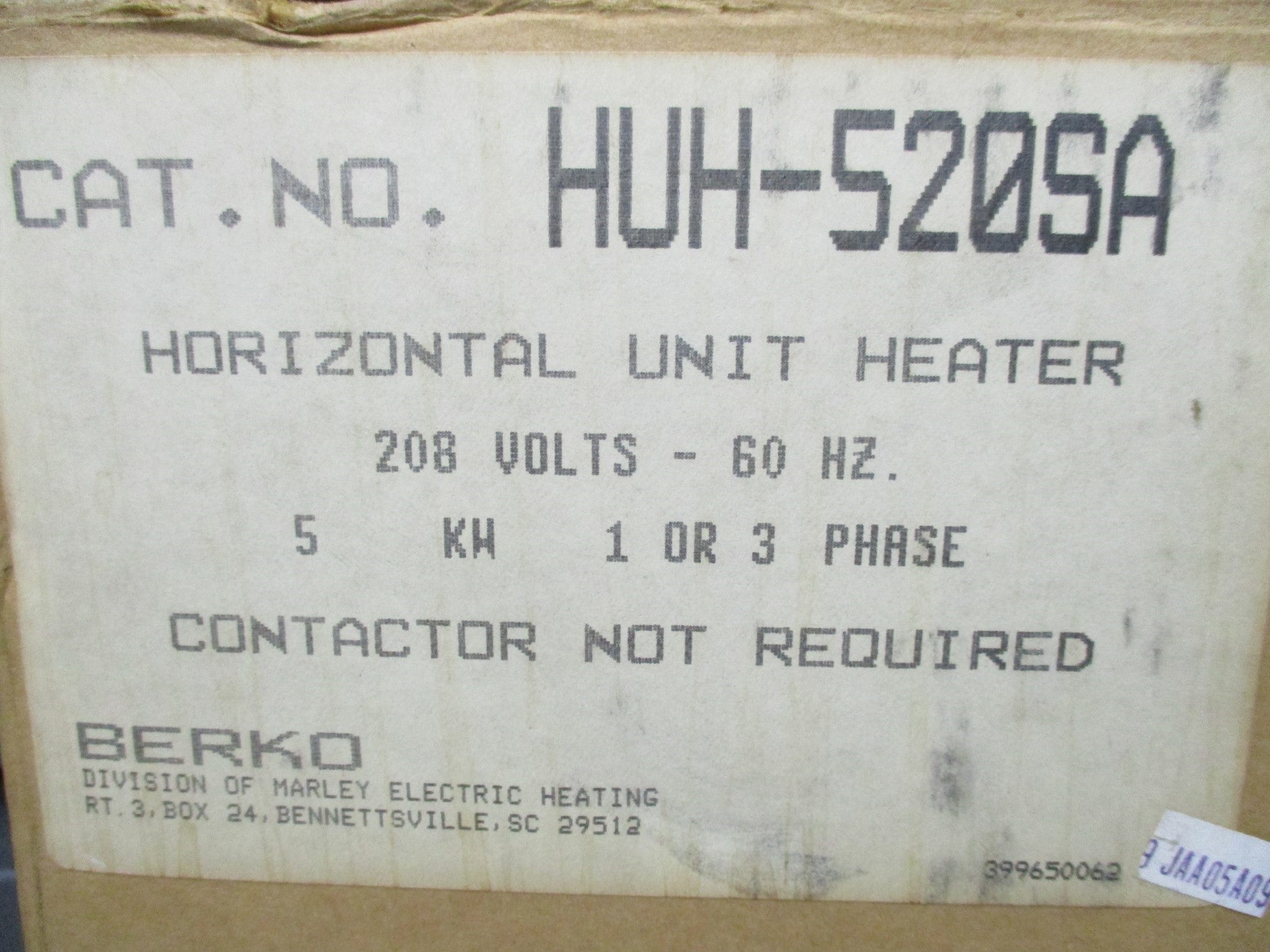 BERKO HUH-520SA NSMP