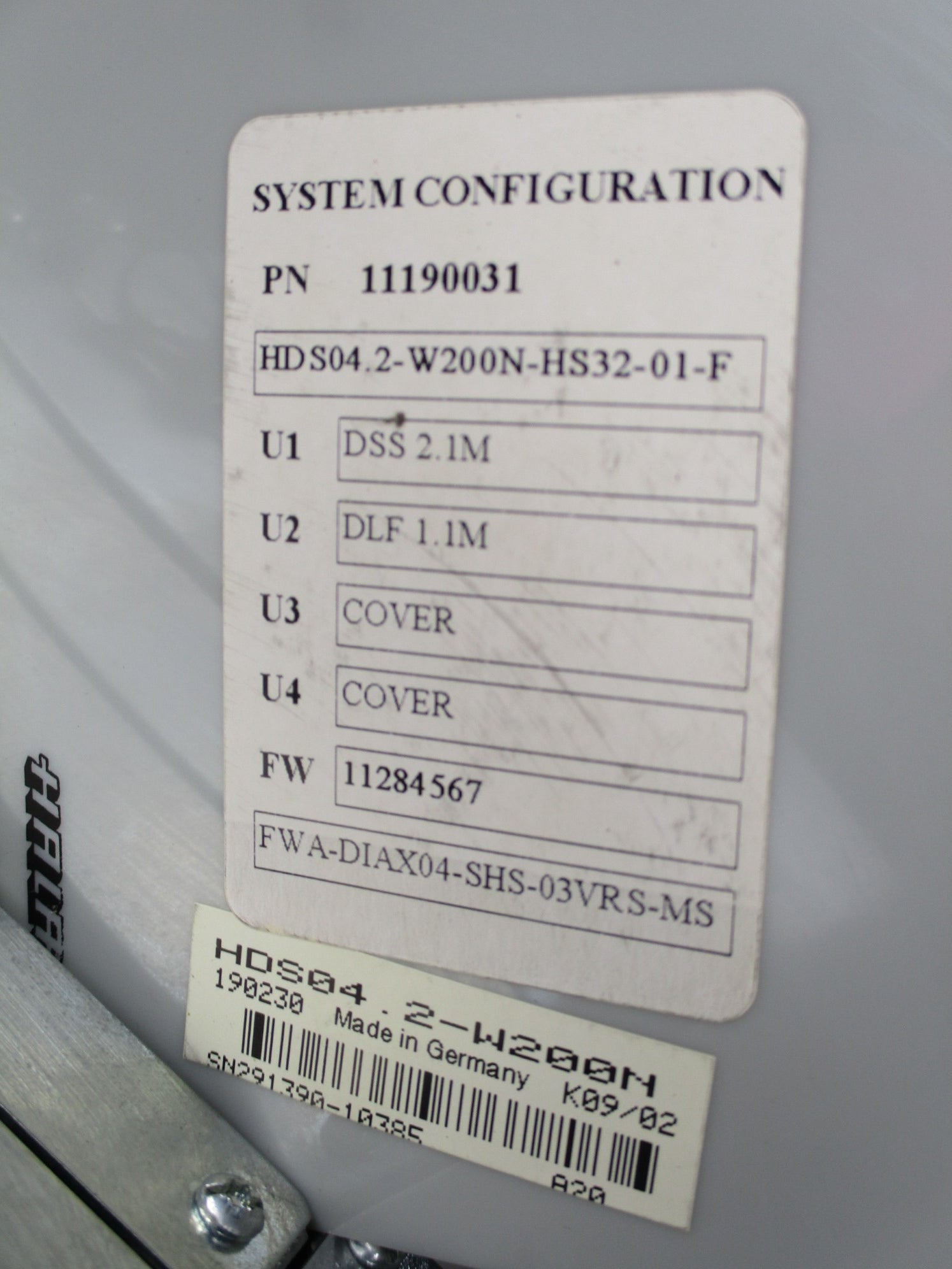 REXROTH HDS04.2-W200N-HS32-01-F R911190230 REMAN