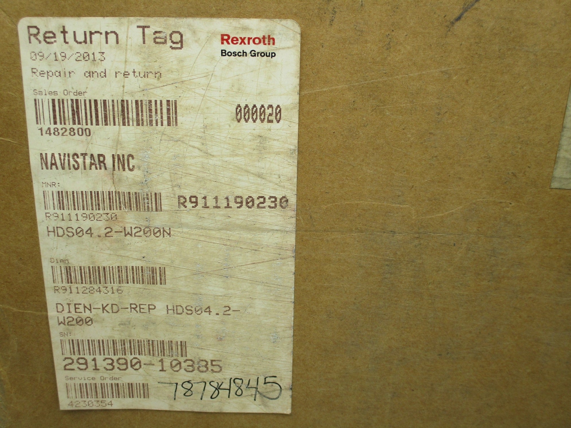 REXROTH HDS04.2-W200N-HS32-01-F R911190230 REMAN