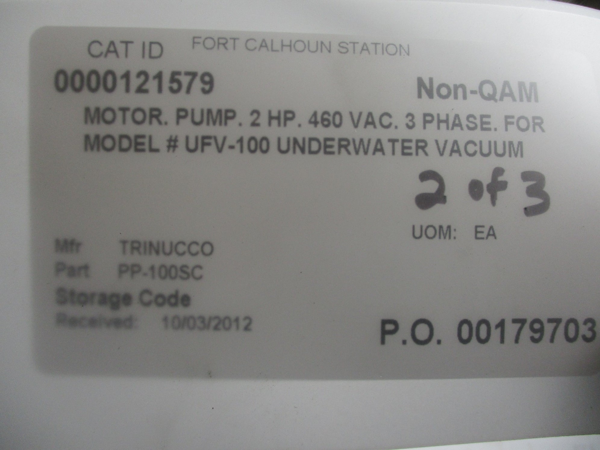 TRI NUCLEAR PP-100SC NSNP