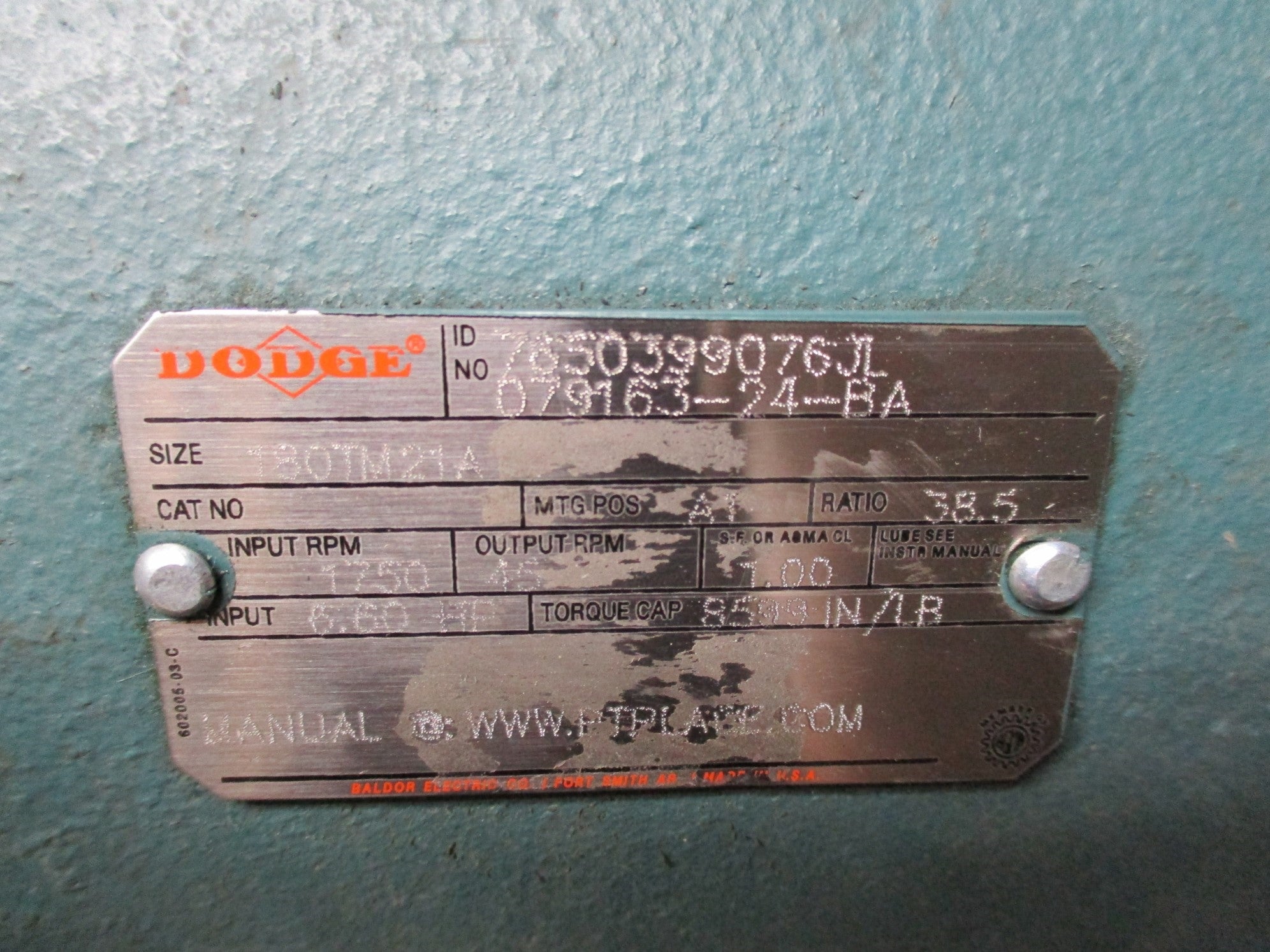 DODGE 7650399076JL 079163-24-BA UNMP