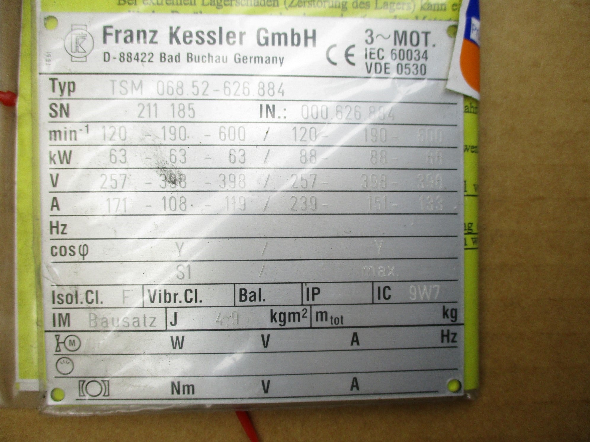 FRANZ KESSLER TSM 068.52-626.884 NSMP