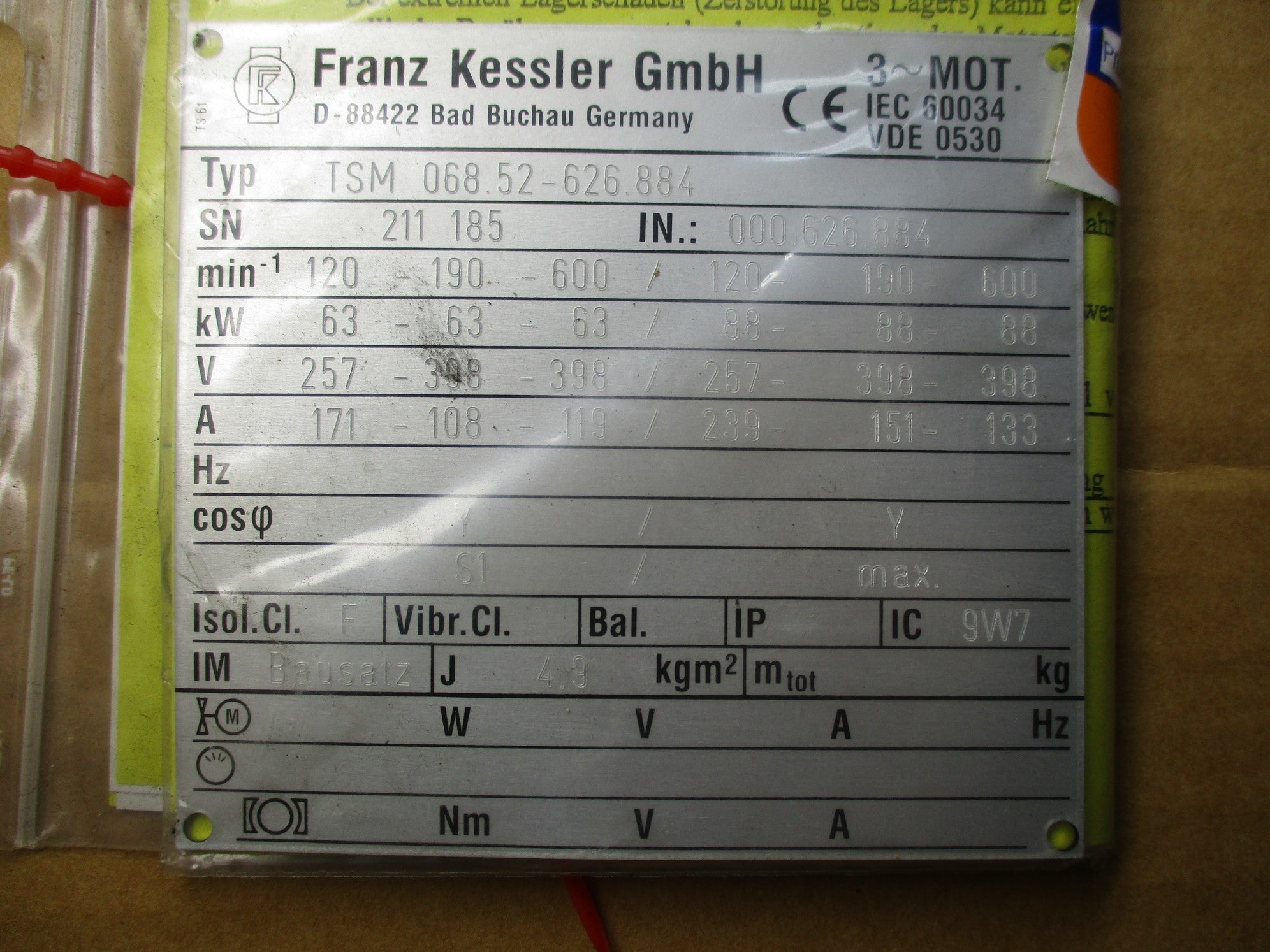 FRANZ KESSLER TSM 068.52-626.884 NSMP