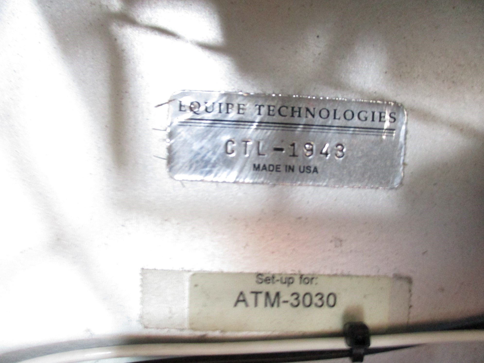 EQUIPE TECHNOLOGIES CTL-1943 SER. 100 (AS PICTURED) NSNP