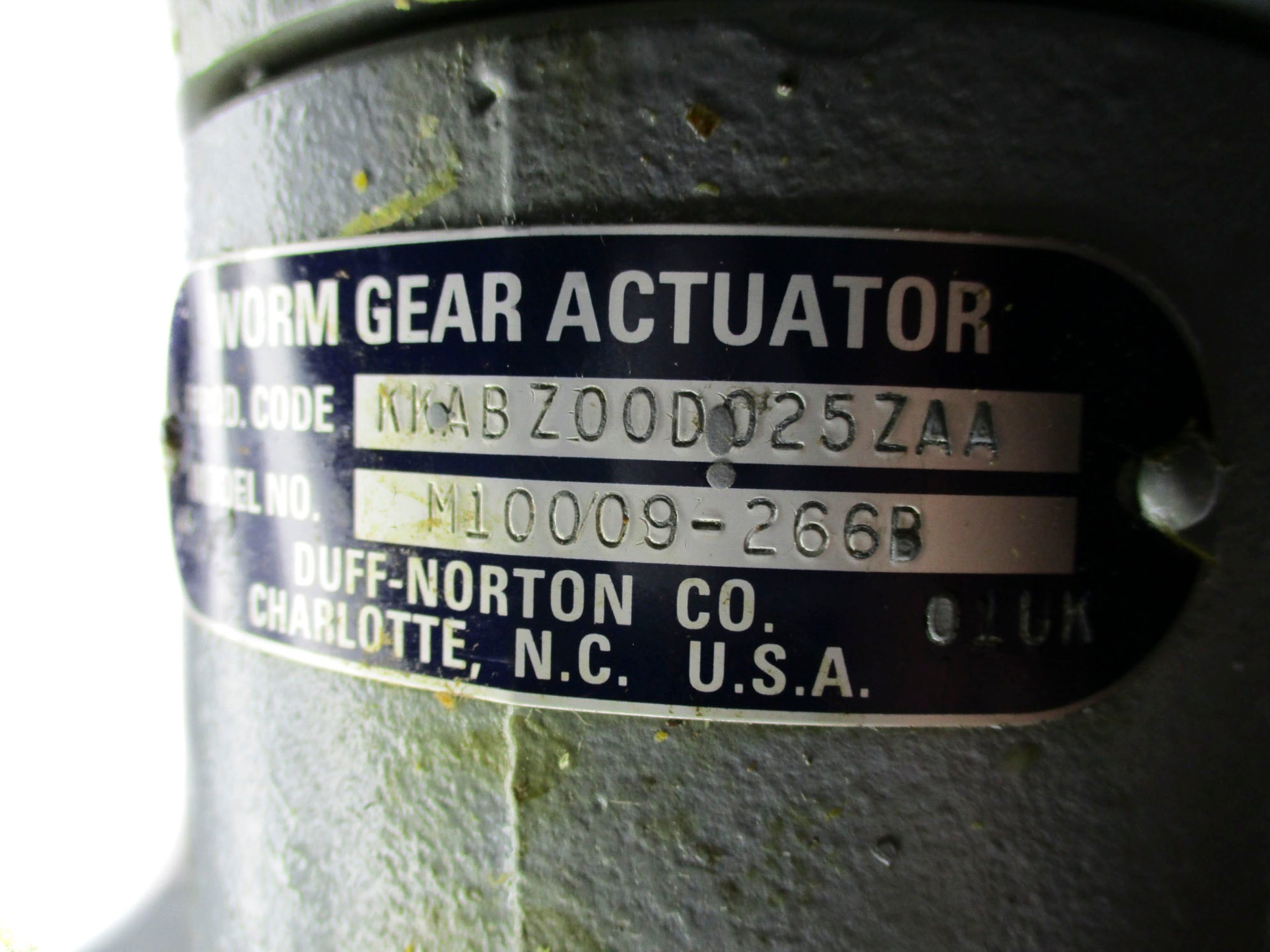 DUFF-NORTON M10009-266B (AS PICTURED) NSNP