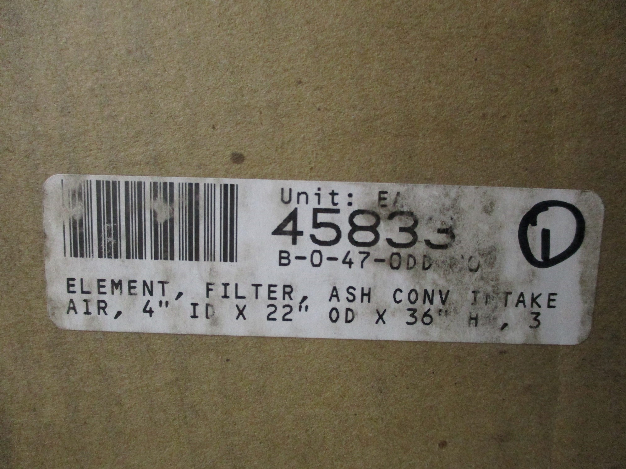 KING FILTRATION 45833 NSMP