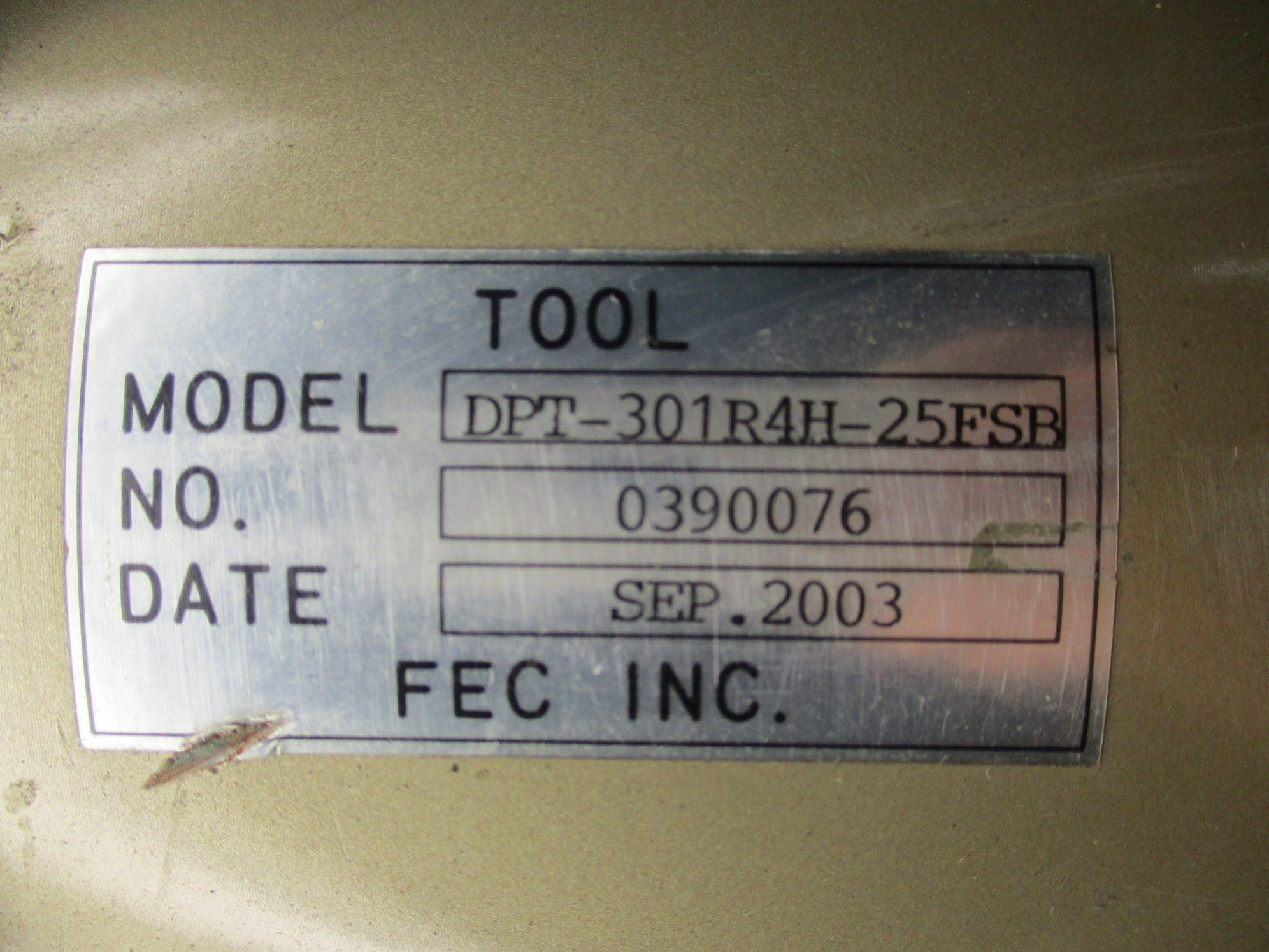 FEC DPT-301R4H-25FSB (AS PICTURED) UNMP
