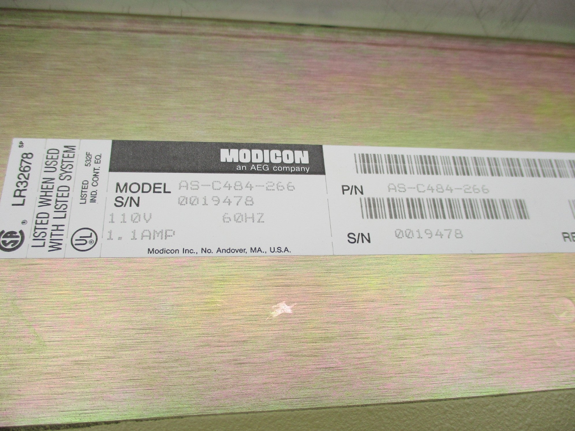 MODICON AS-C484-266 NSNP