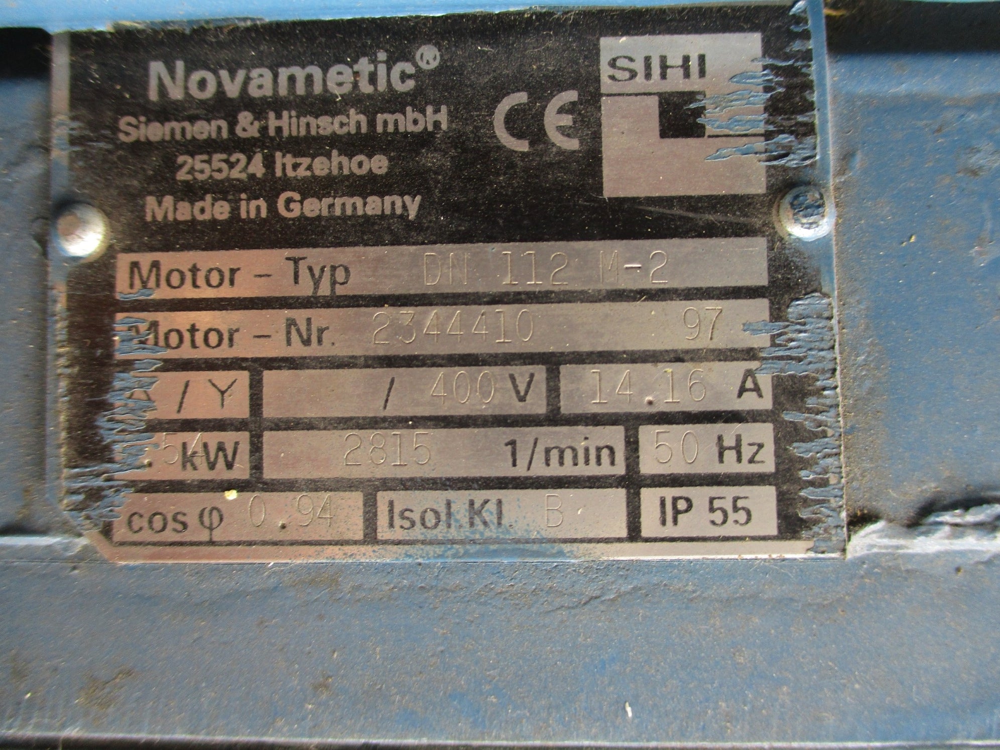 SIHI ZSKQ3203 DN112M-2 1B2 UNMP