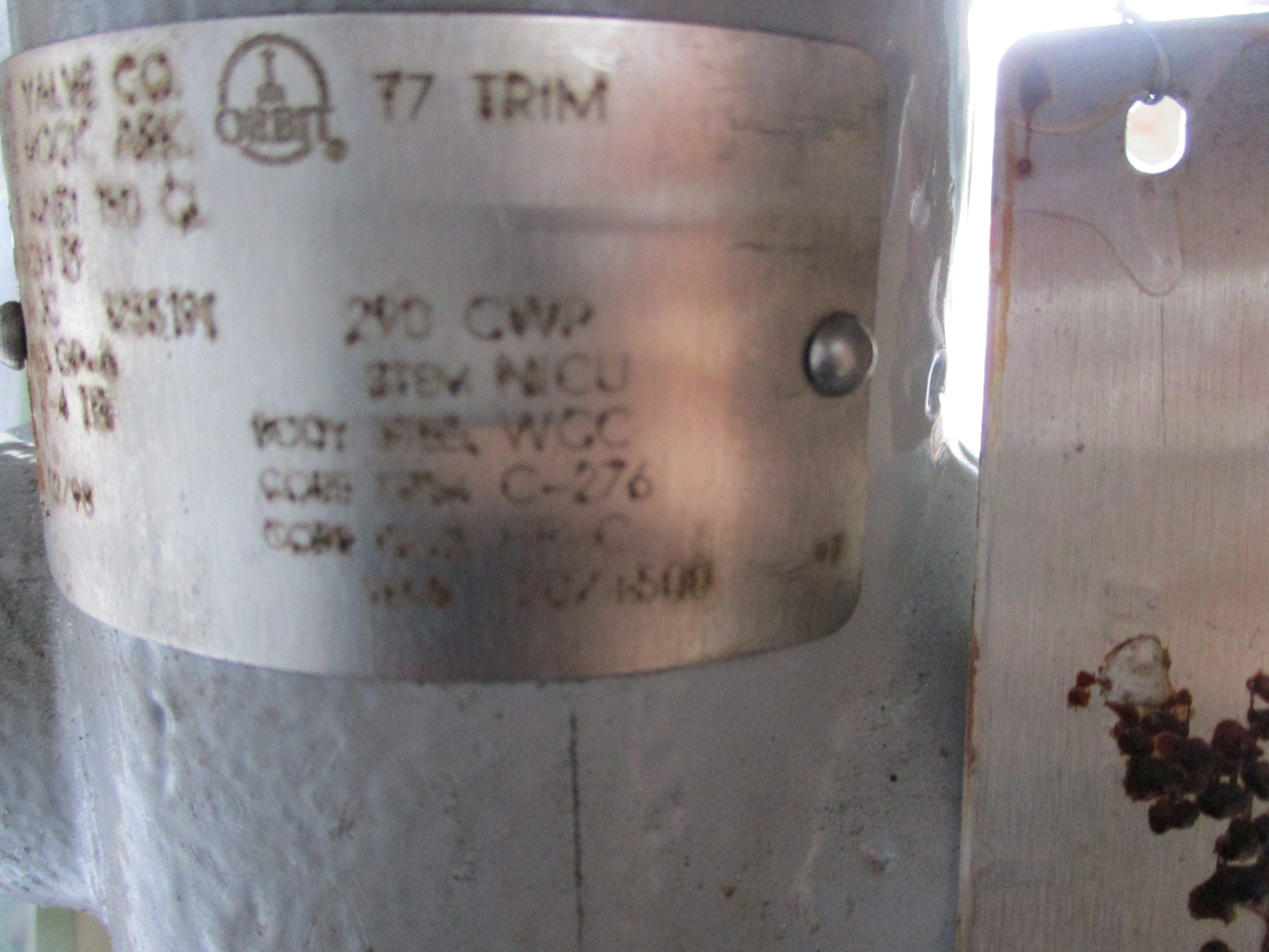 ORBIT 8" T7 VALVE NSMP