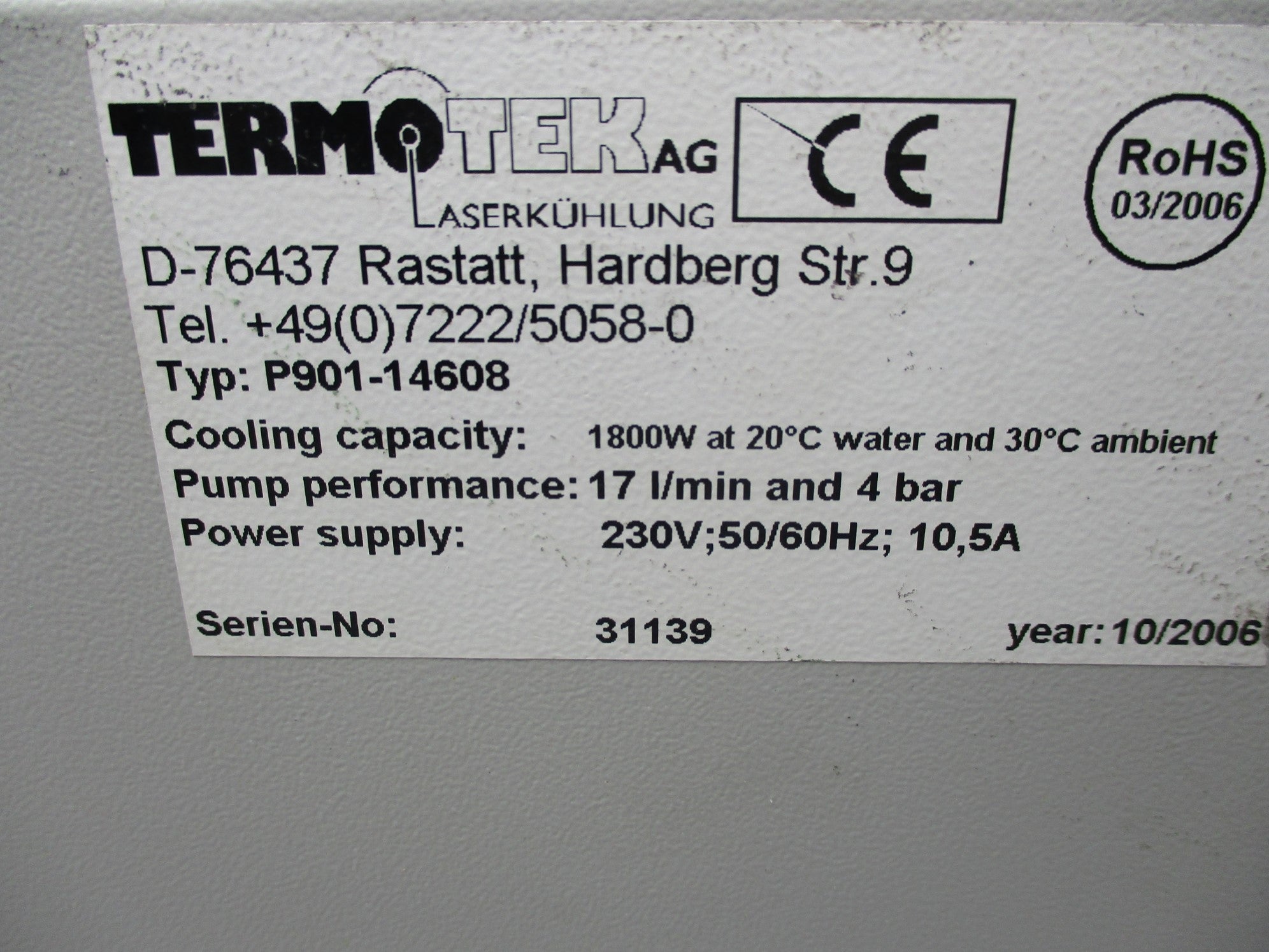 TERMOTEK P901-14608 NSNP