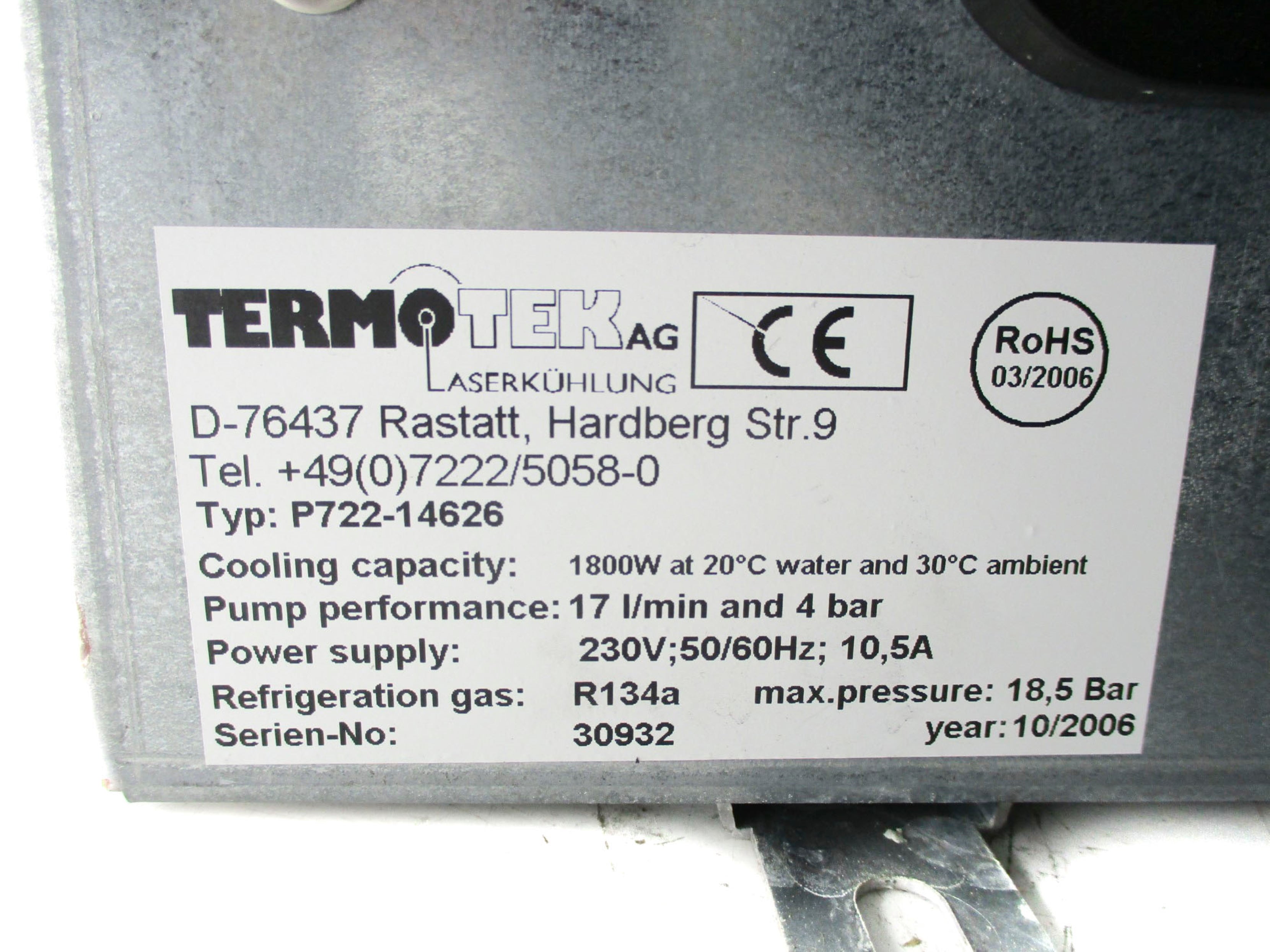 TERMOTEK P722-14626 (AS PICTURED) UNMP
