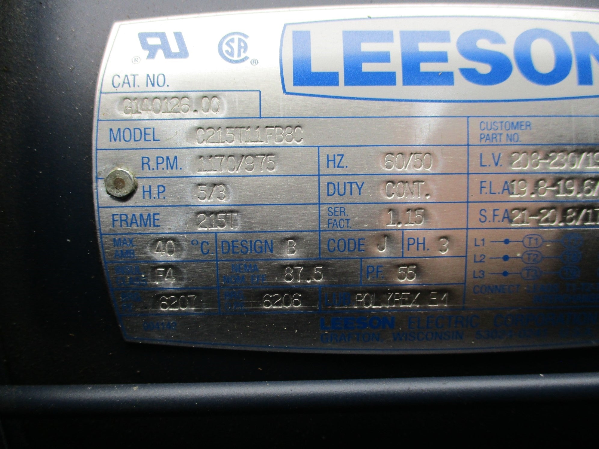 LEESON G140126.00 C215T11FB8C NSNP