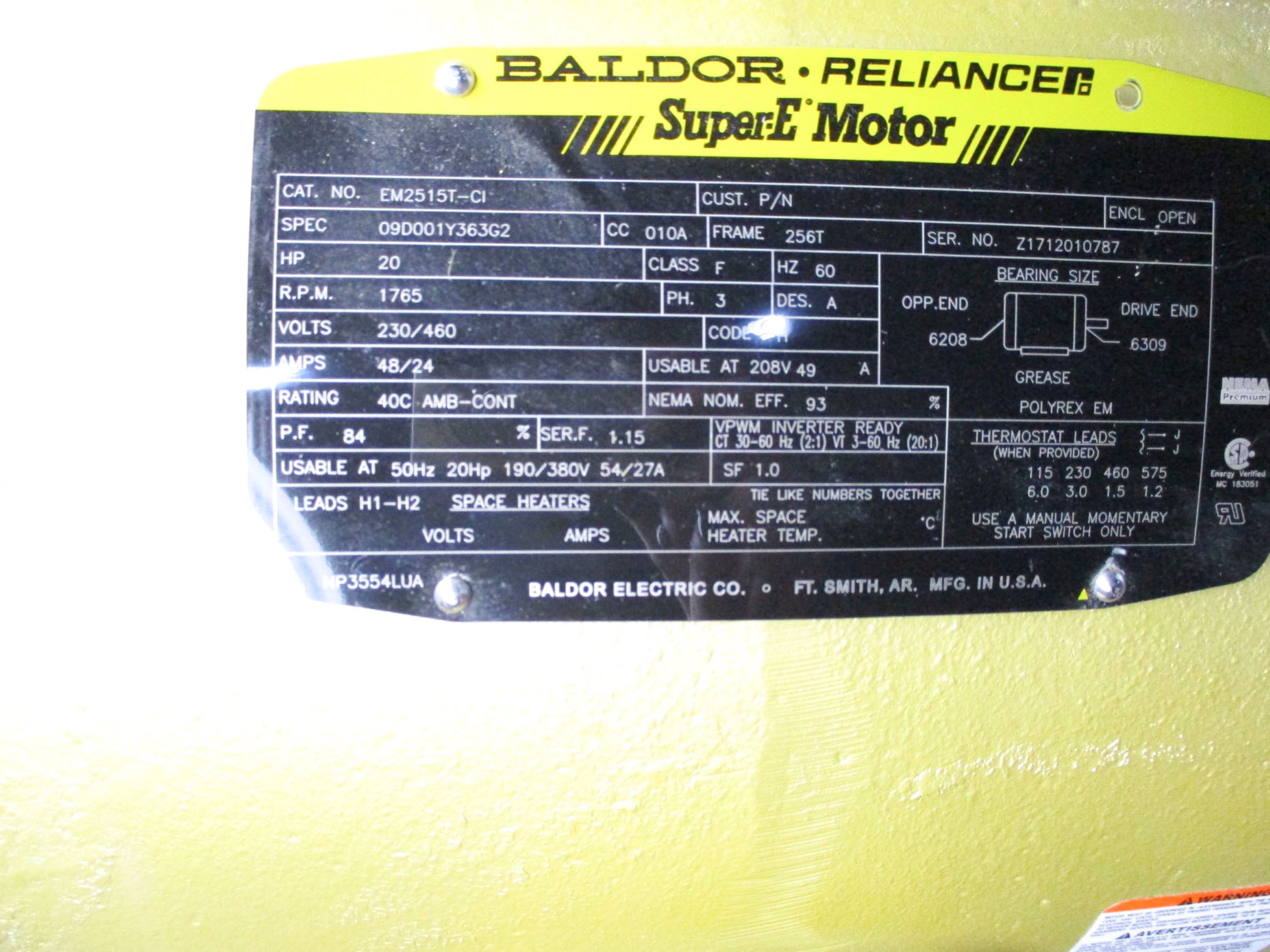 BALDOR EM2515T-CI NSNP