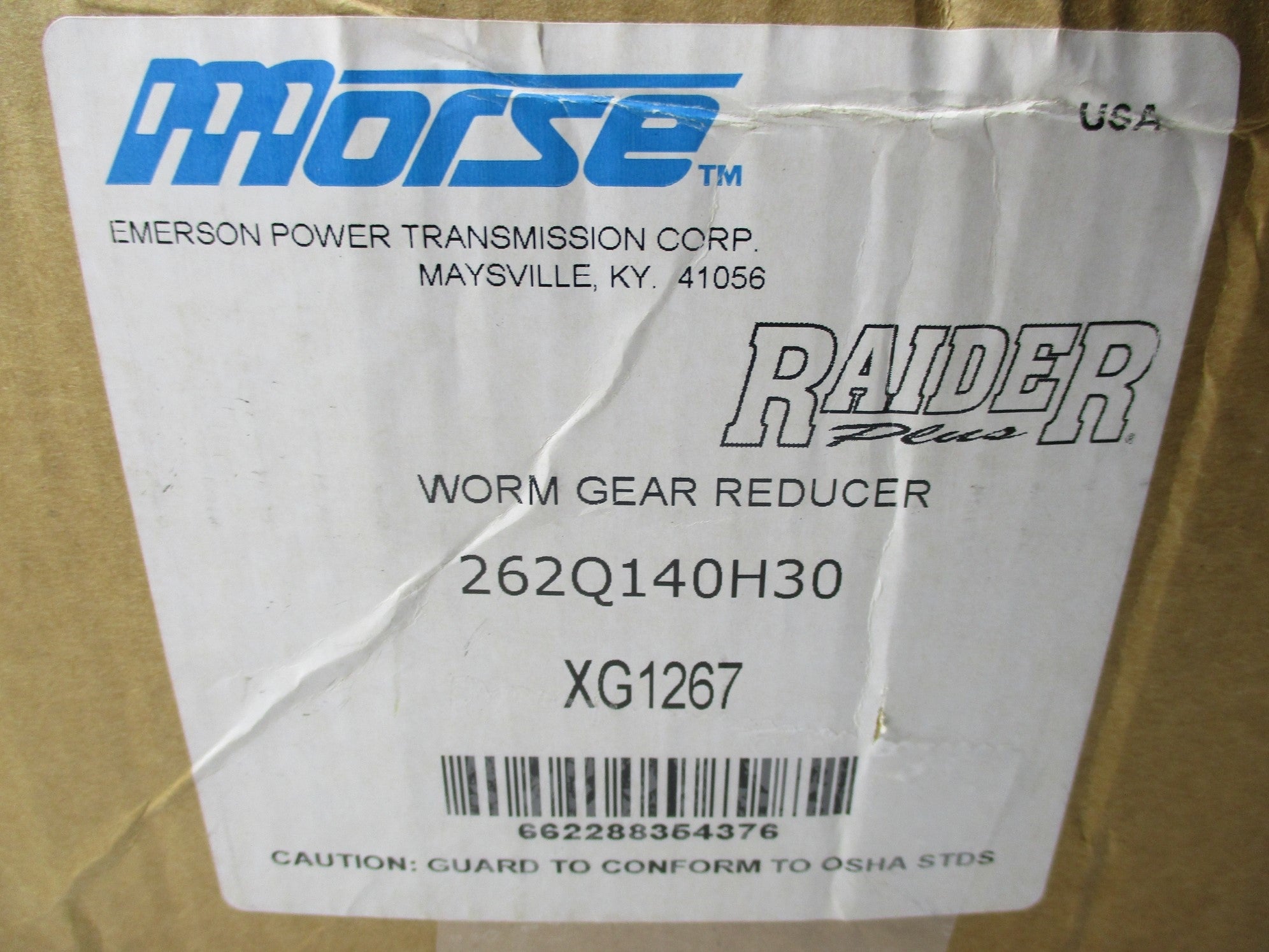 MORSE 262Q140H30 NSMP