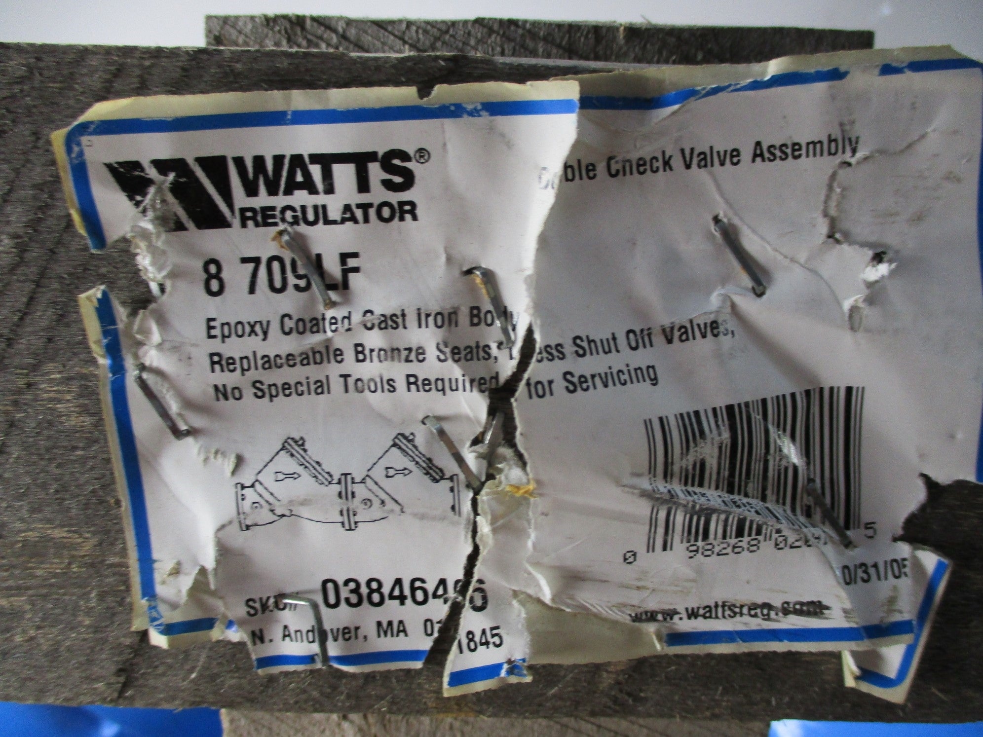 WATTS 8 709LF 175PSI NSMP