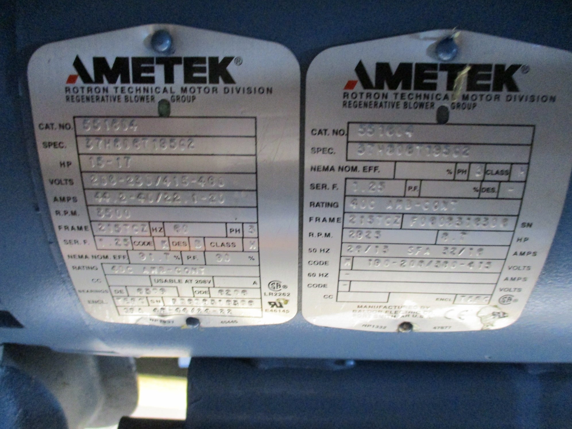 AMETEK DR979BE72W 080704 NSNP