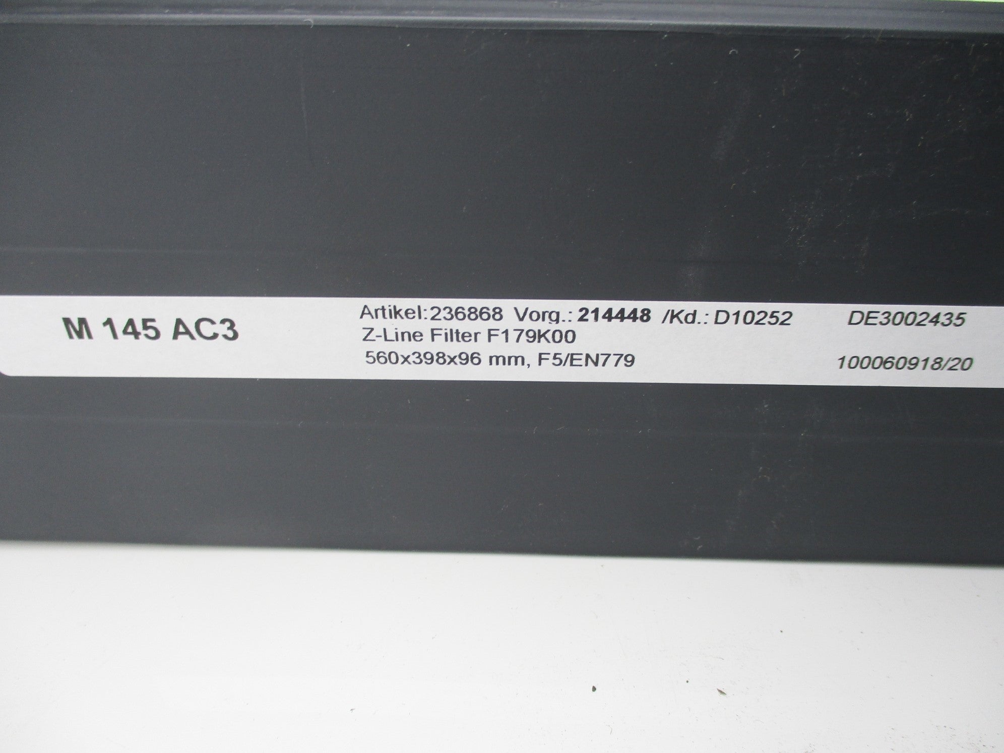 Z-LINE F5 EN779 560x398x96mm NSMP